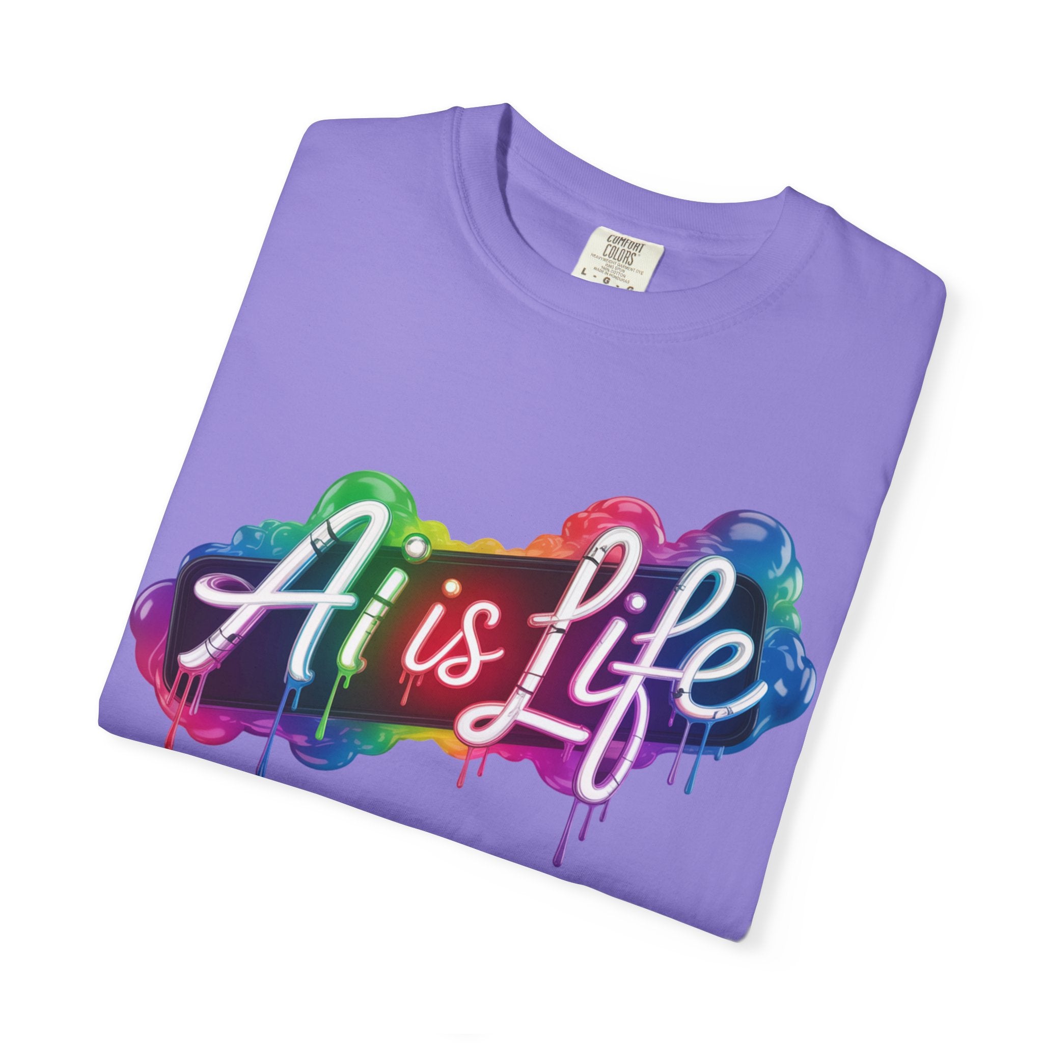 AI is LIFE  “PipeDream Intelligence”  Heavy Blend™ Crewneck T-Shirt