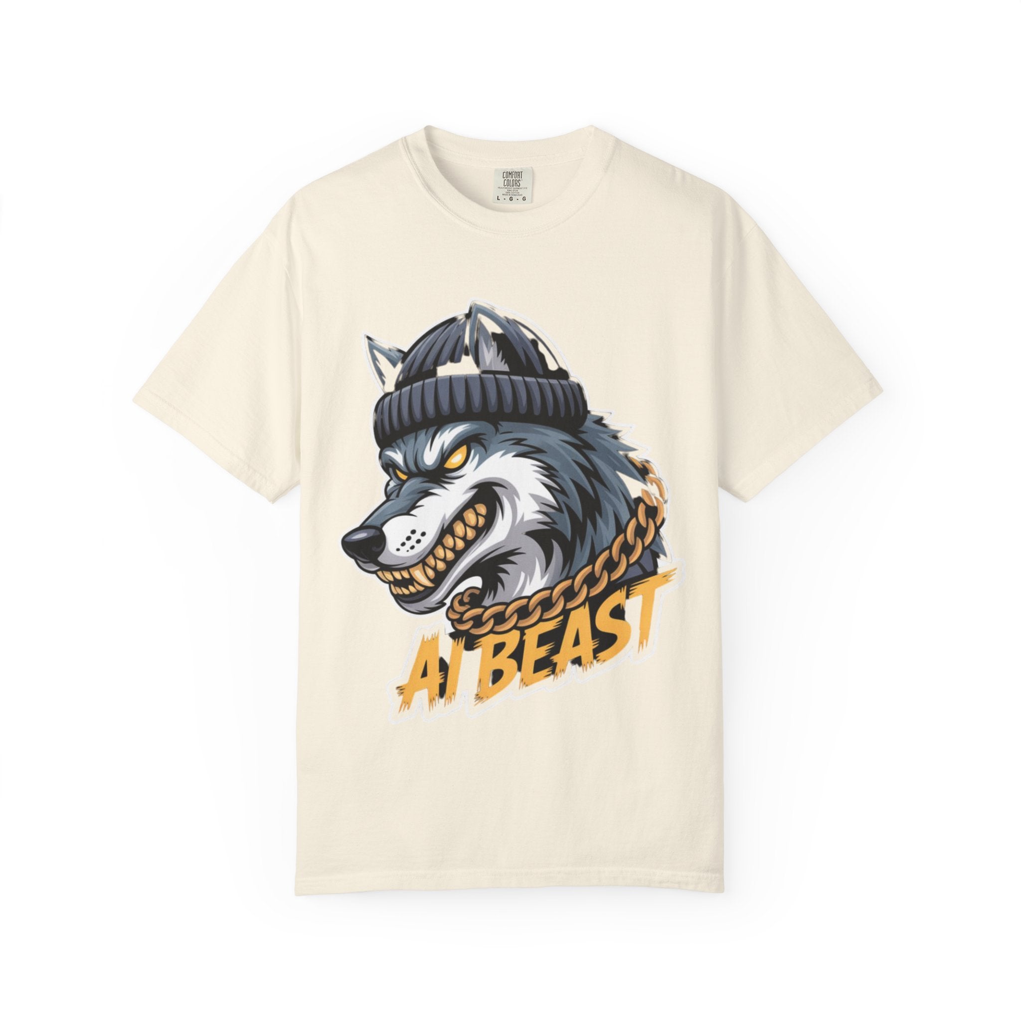 AI BEAST  "Wolf Byte Syndicate " Unisex Garment-Dyed T-shirt
