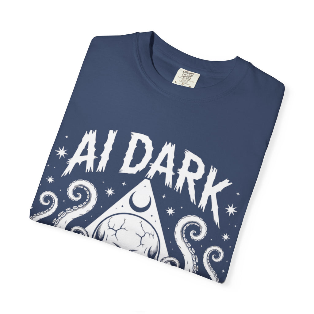 AI Dark  "Nightmare Network"  Unisex Garment-Dyed T-shirt