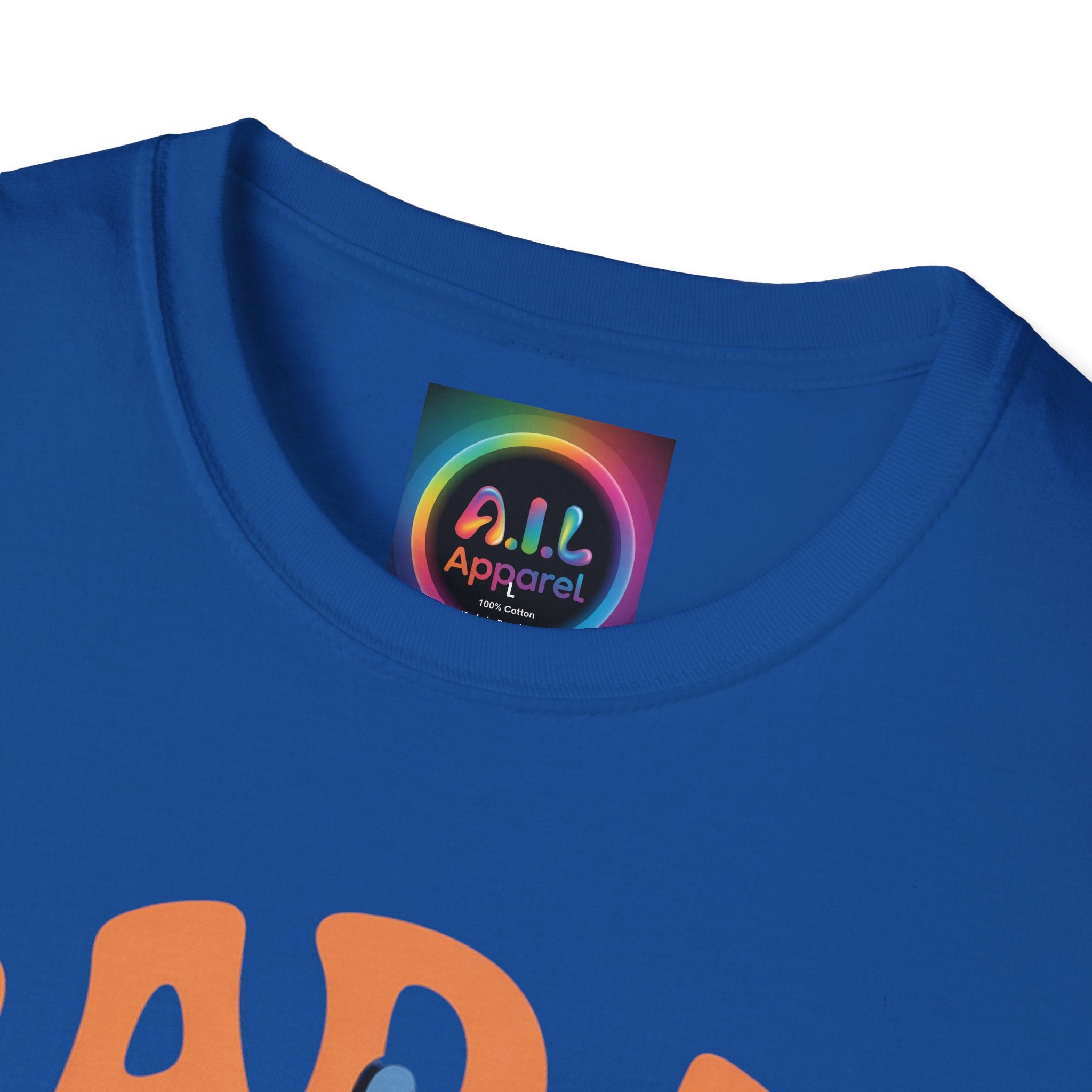 Bad AI Graphic T-Shirt — Middle Finger Skeleton Hand with Smiley Faces
