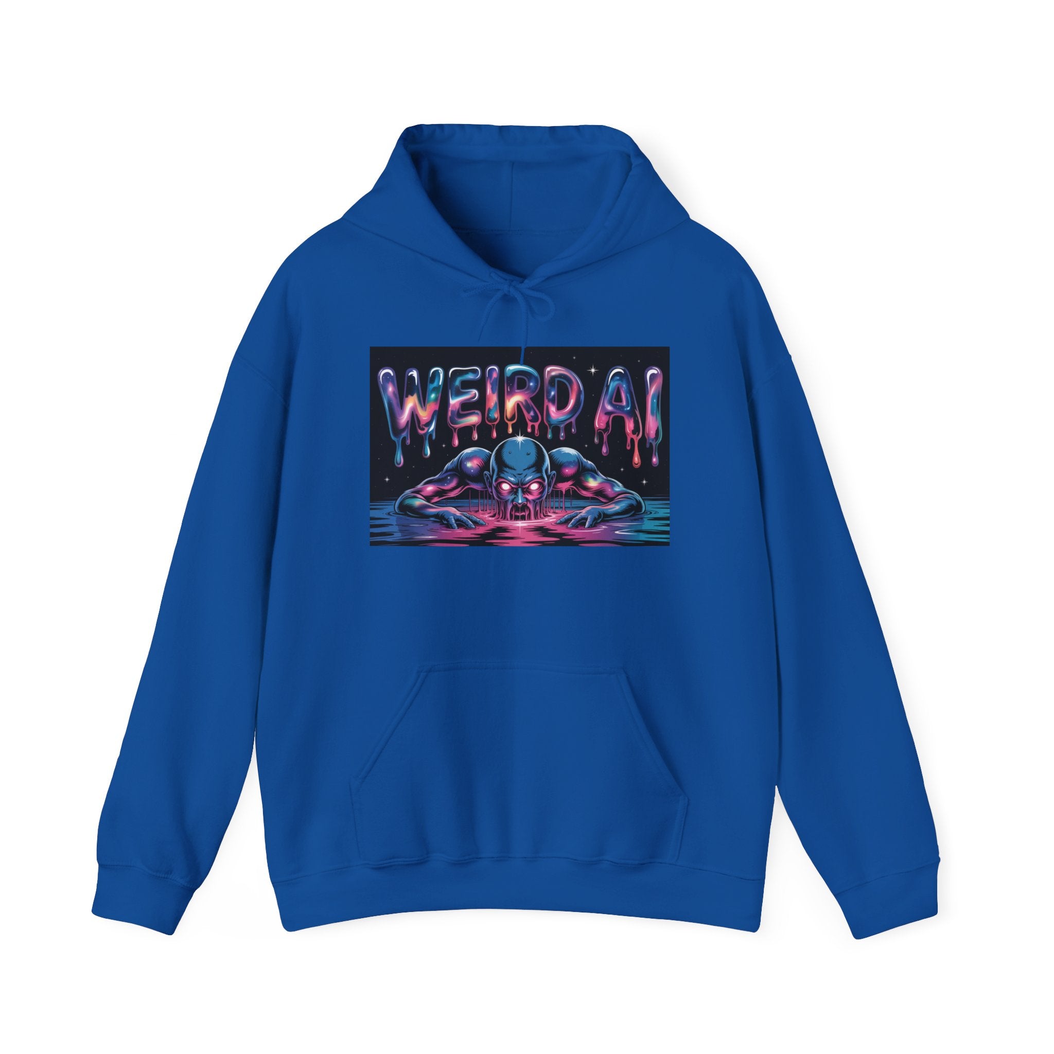 WEIRD AI  " Meltdown Matrix "  Unisex Heavy Blend™ Hoodie