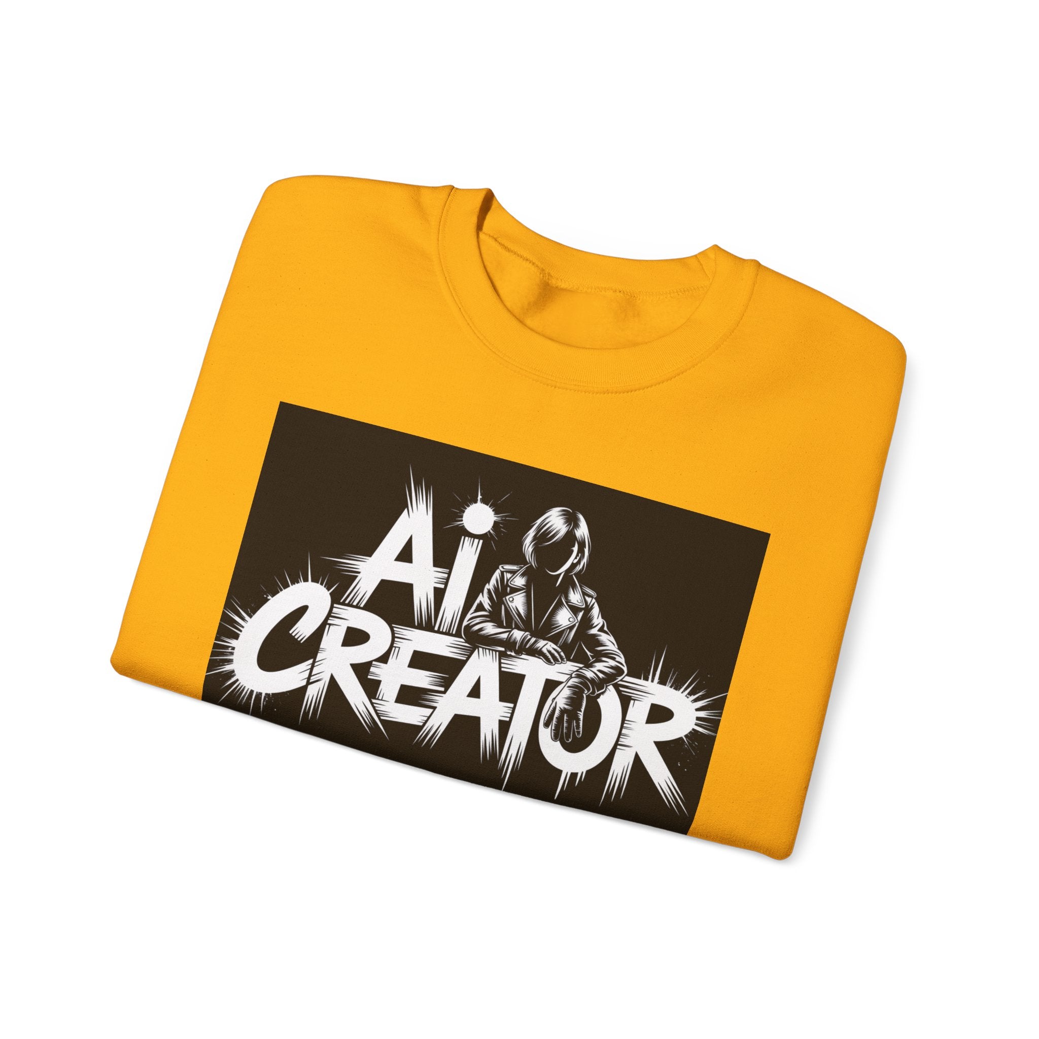 AI Creator  "Digital Rebel" Unisex Heavy Blend™ Crewneck Sweatshirt