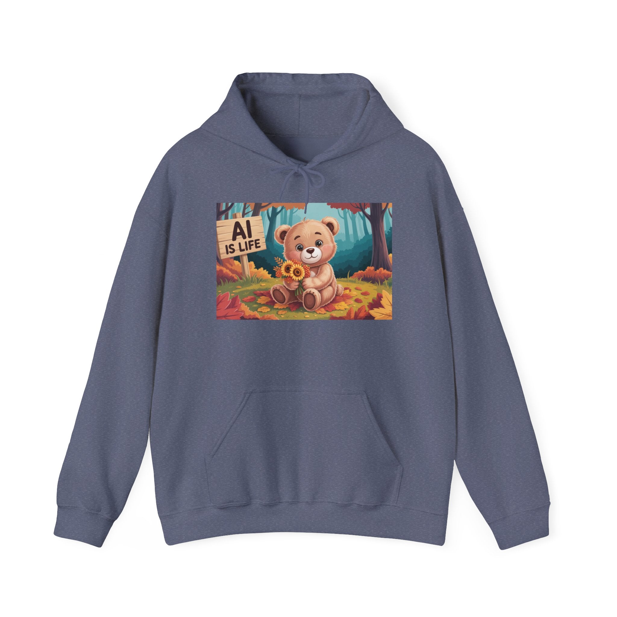 AI IS LIFE  " Cuddle Code "  Unisex Heavy Blend™ Hooded Sweatshirt