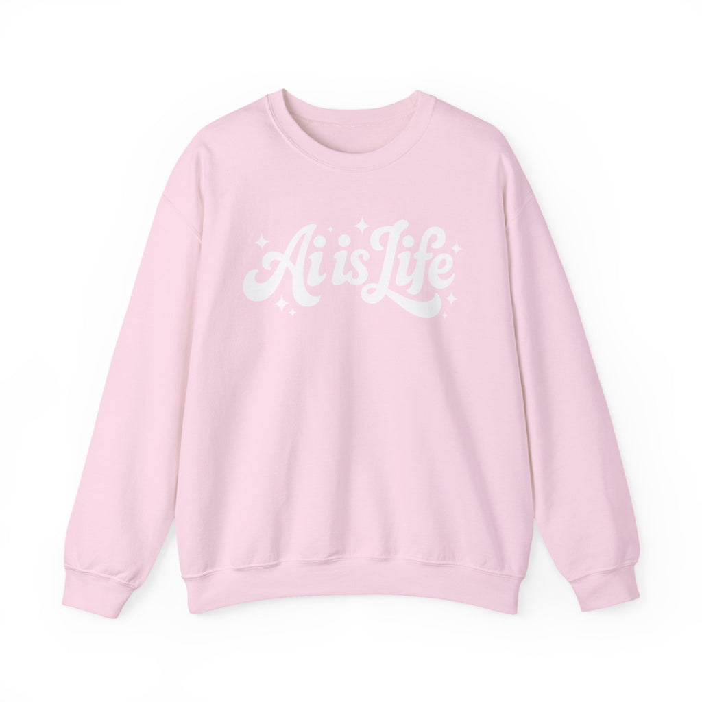 Ai is Life  "TechFlow Energy" Unisex Heavy Blend™ Crewneck Sweatshirt