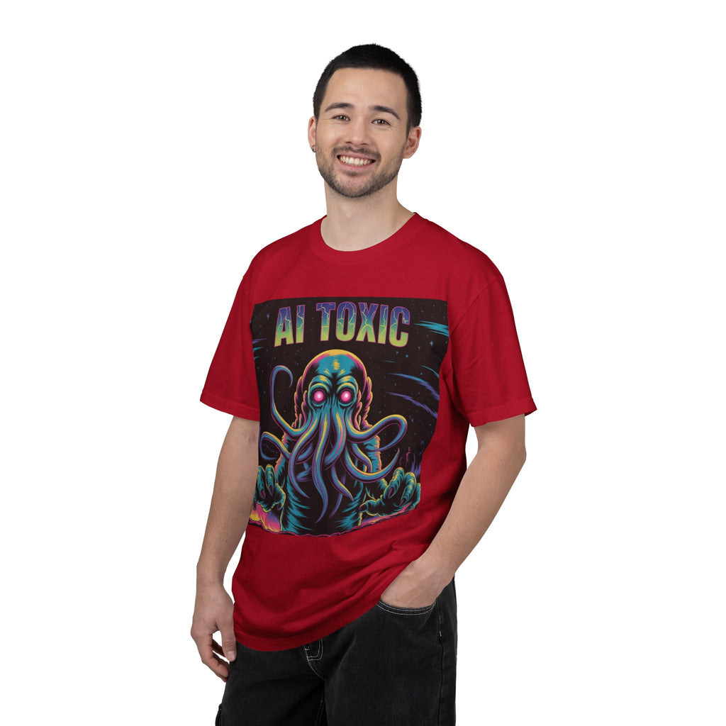 AI TOXIC  "Data Overlord" Unisex Garment-Dyed T-shirt