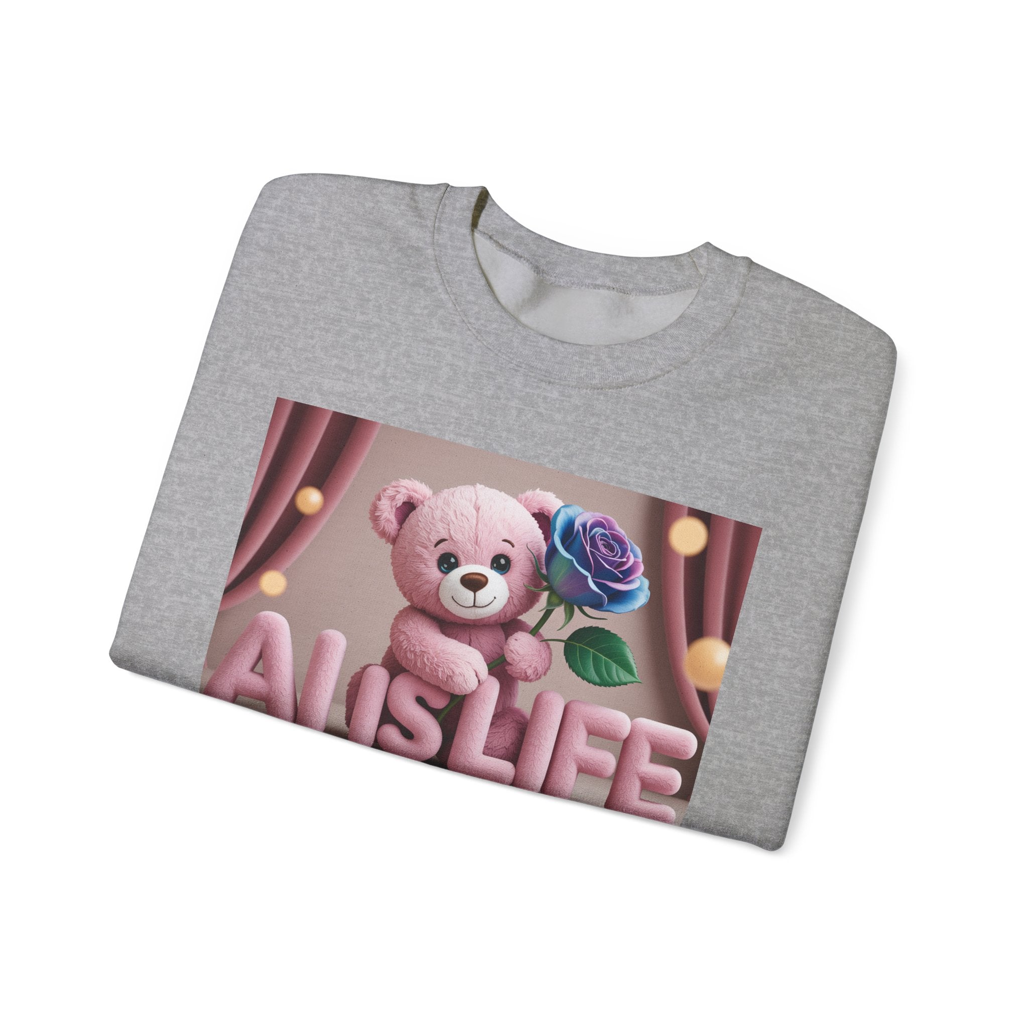 AI IS LIFE  "CUTE CIRCUIT" Unisex Heavy Blend™ Crewneck Sweatshirt