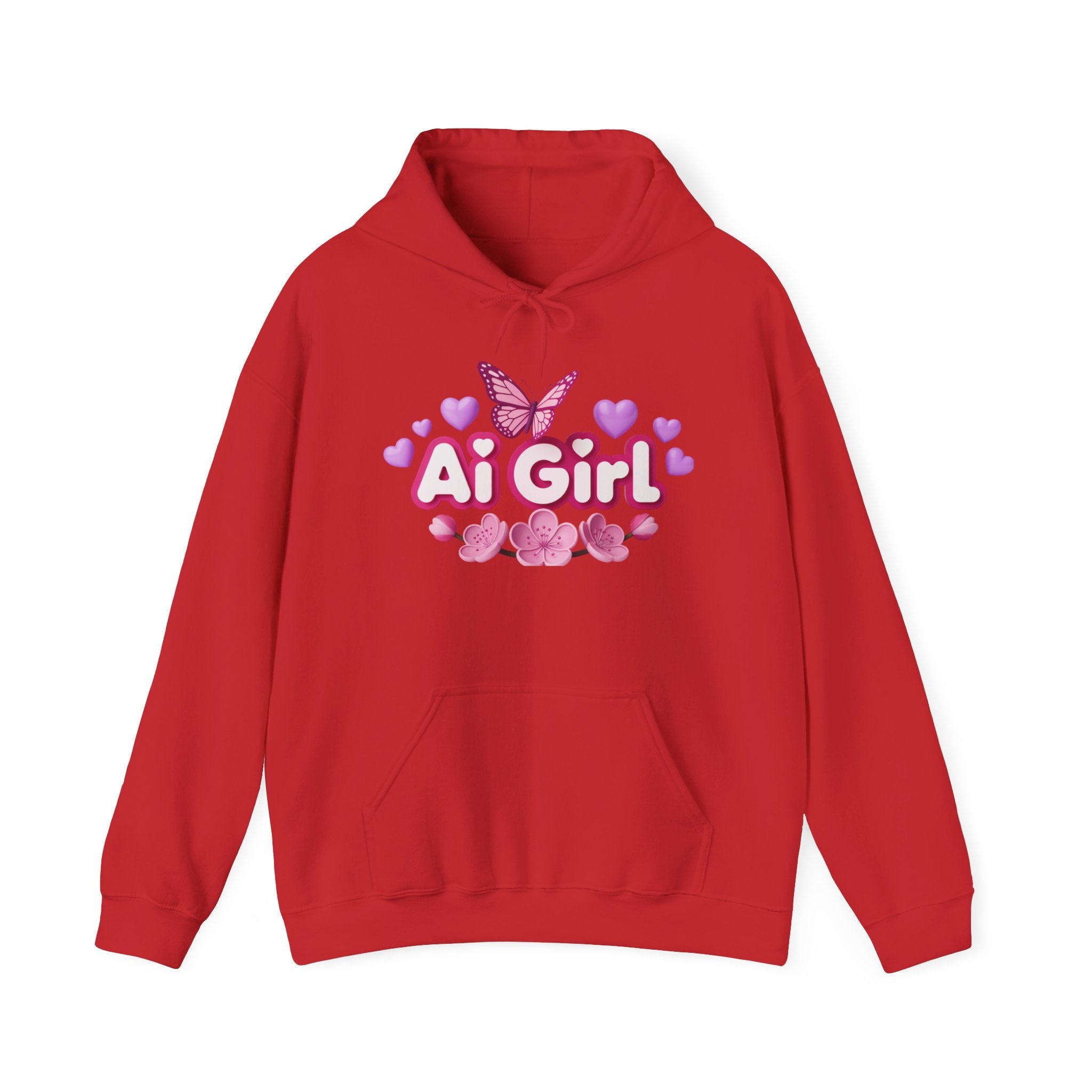 Ai Girl  "Cyber Cutie" Unisex Heavy Blend™ Hooded Sweatshirt