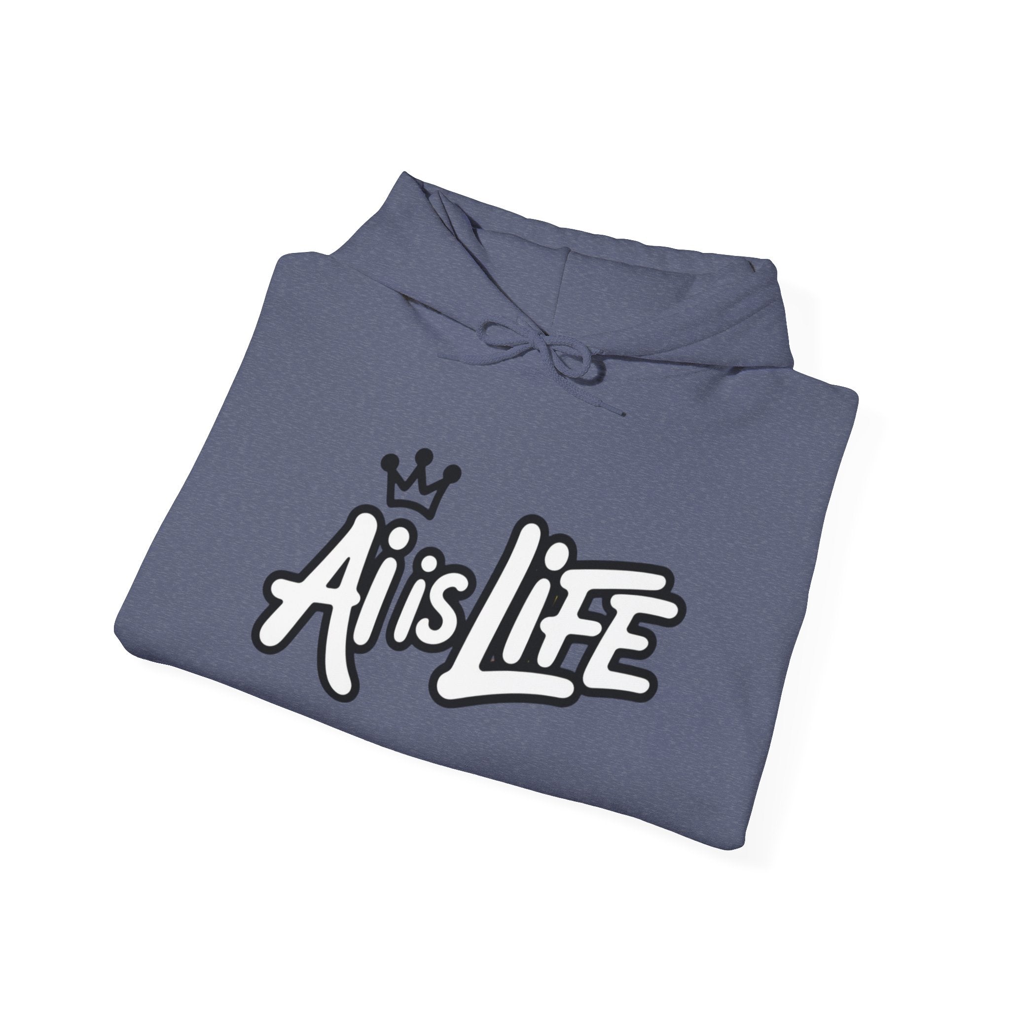 AI is LIFE “DIGITAL DYNASTY” Unisex Heavy Blend™ Hooded Sweatshirt