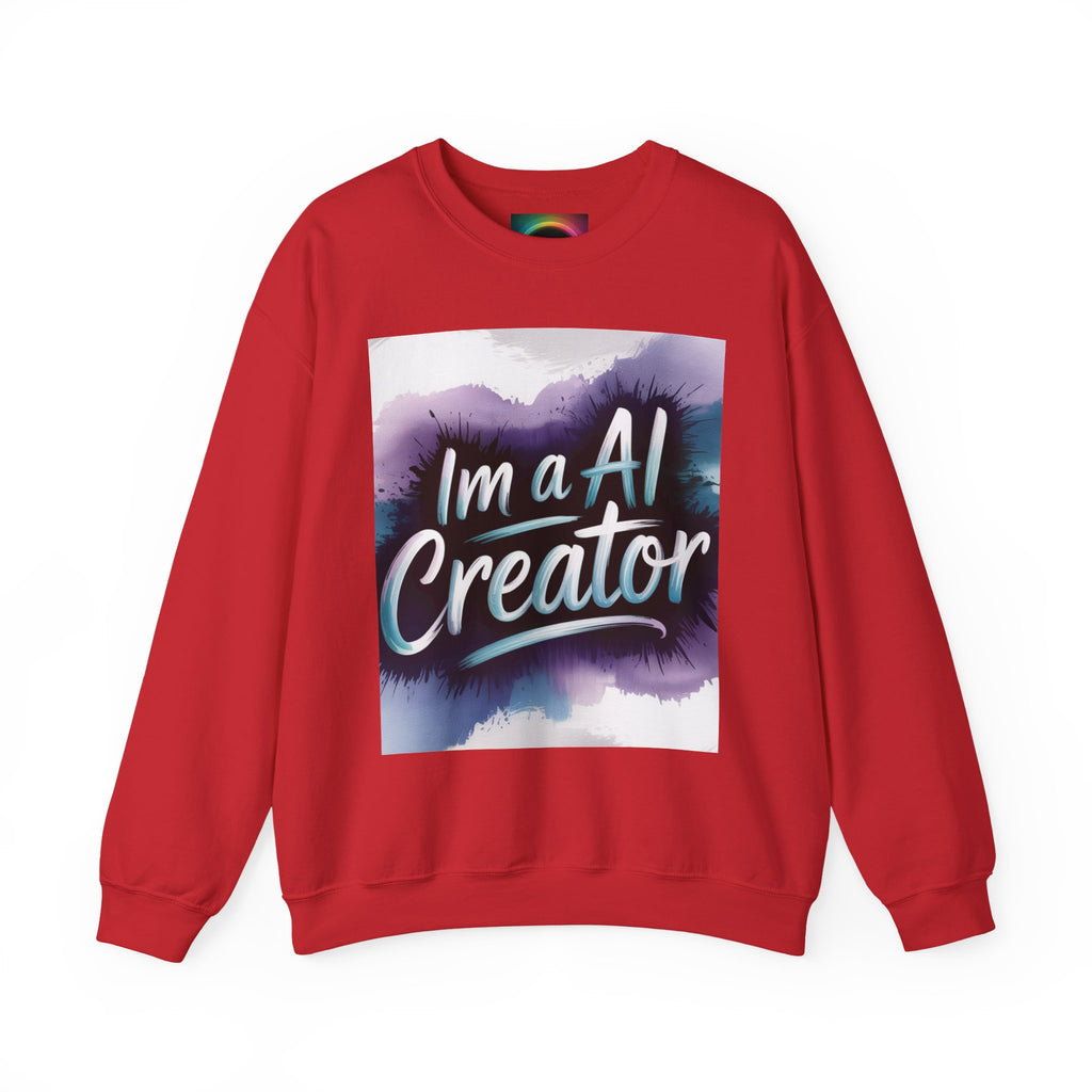 I’m a AI Creator "DIGITAL BRUSHSTROKE" Unisex Garment-Dyed Sweatshirt