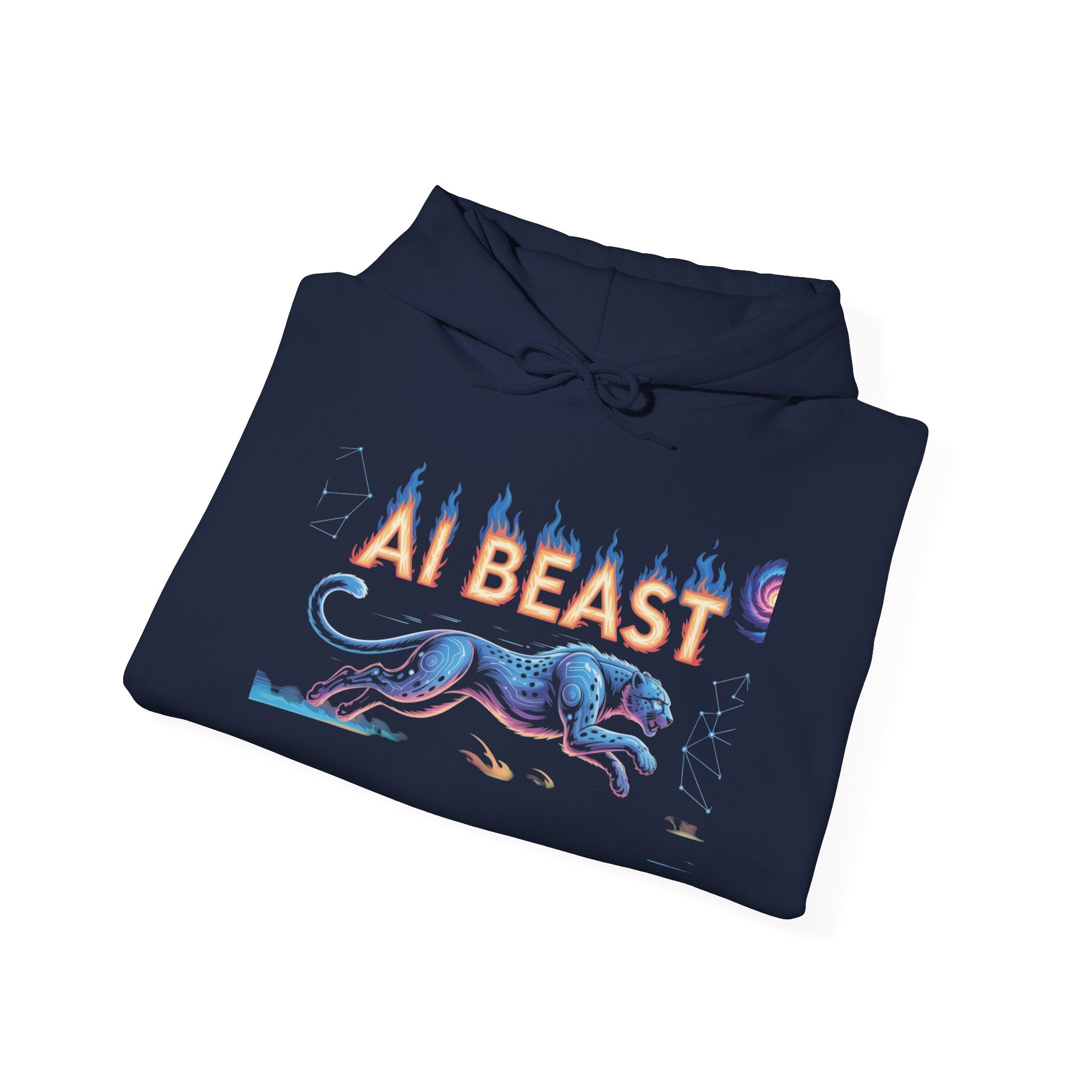 AI BEAST “Digital Predator” Unisex Heavy Blend™ Hooded Sweatshirt
