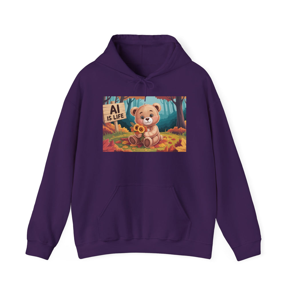 AI IS LIFE  " Cuddle Code "  Unisex Heavy Blend™ Hooded Sweatshirt