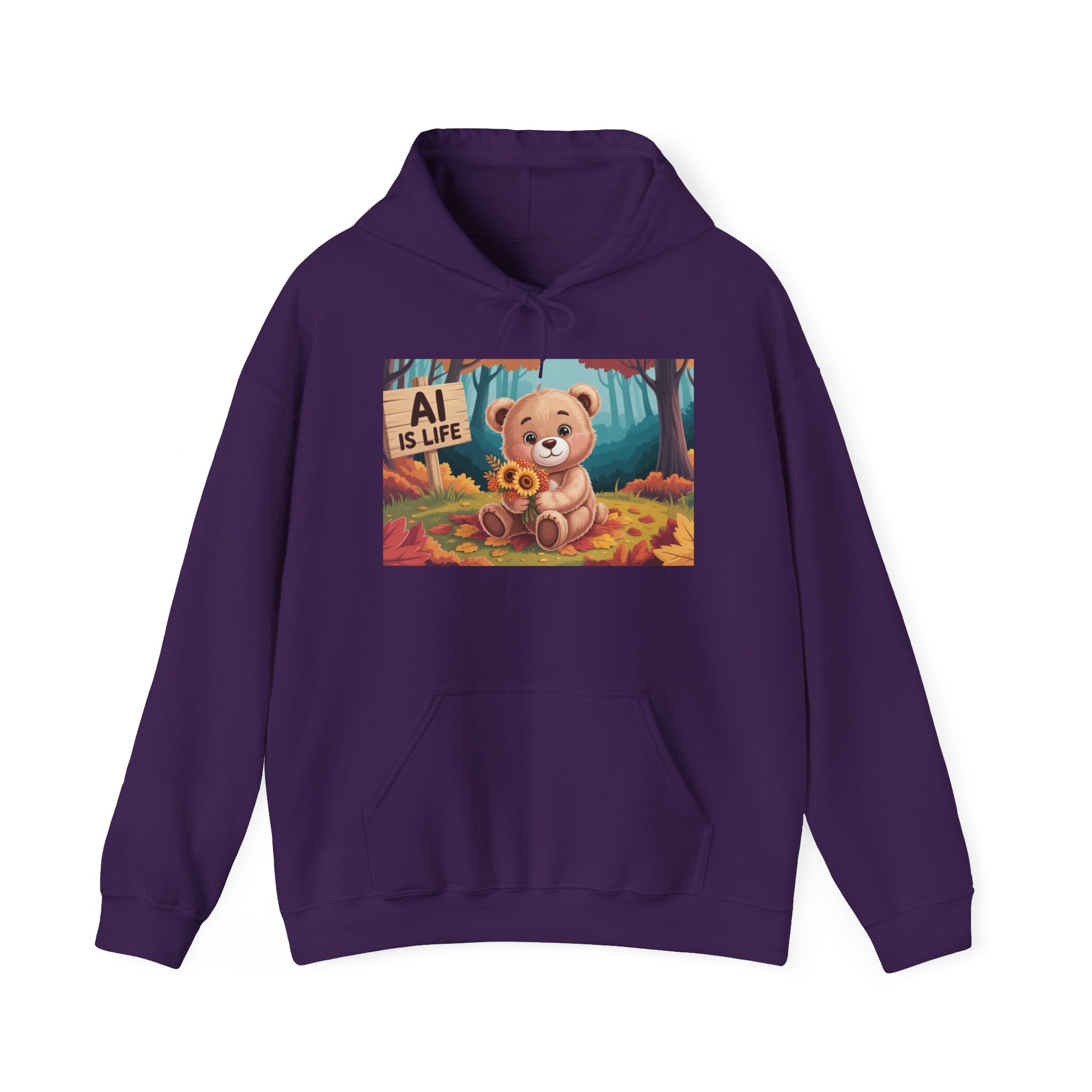 AI IS LIFE  " Cuddle Code "  Unisex Heavy Blend™ Hooded Sweatshirt