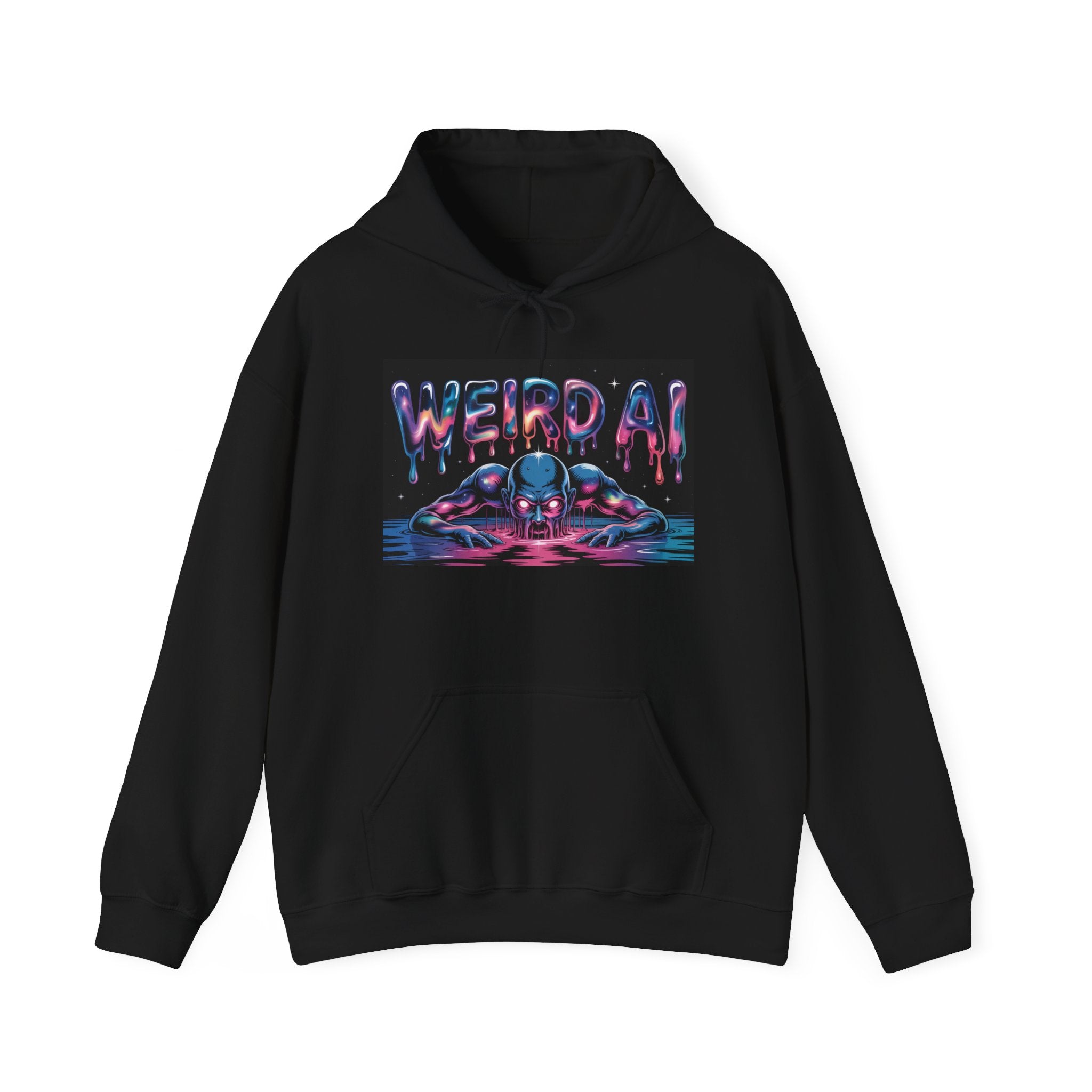 WEIRD AI  " Meltdown Matrix "  Unisex Heavy Blend™ Hoodie