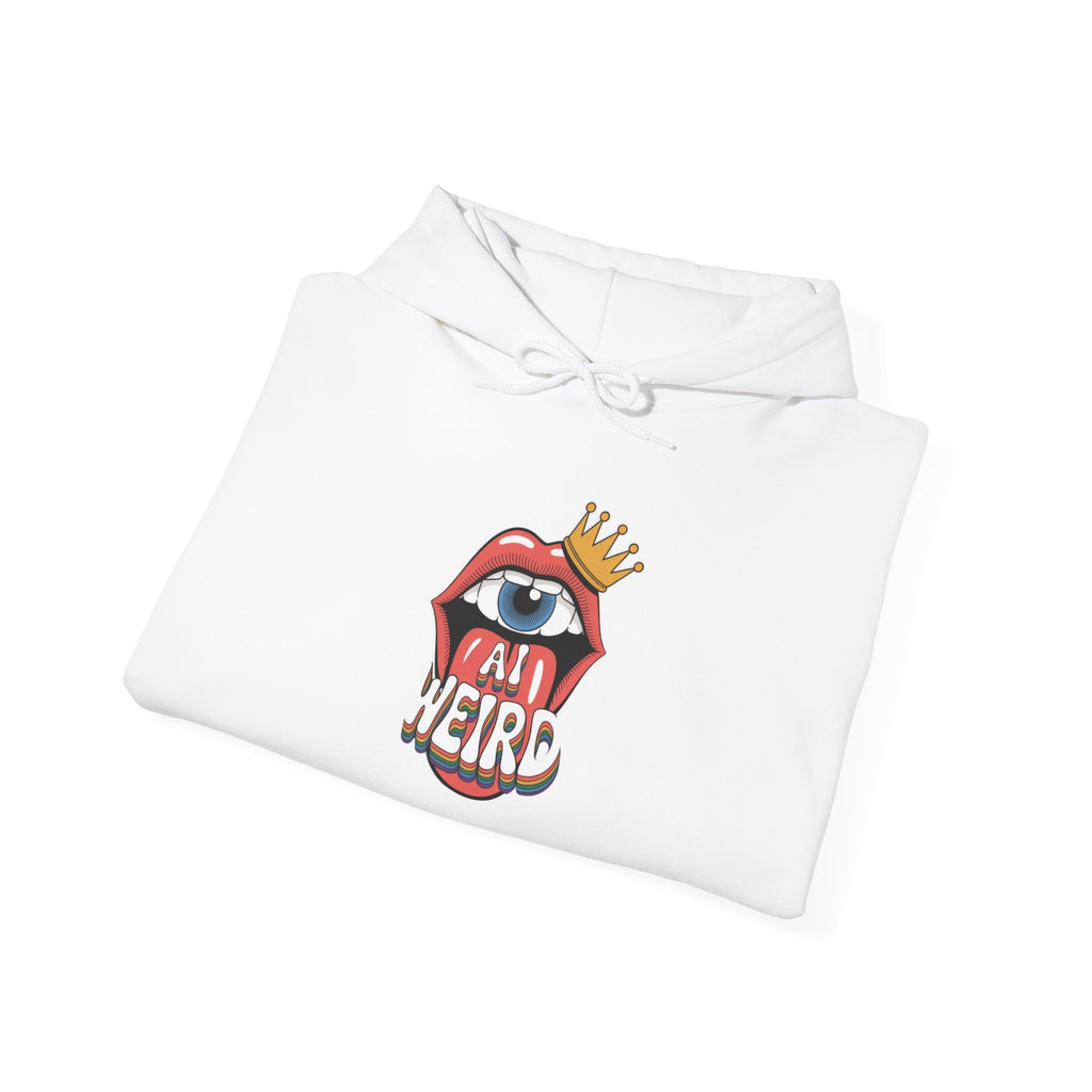 Ai Weird  "Royal Oddbyte" Unisex Heavy Blend™ Hooded Sweatshirt