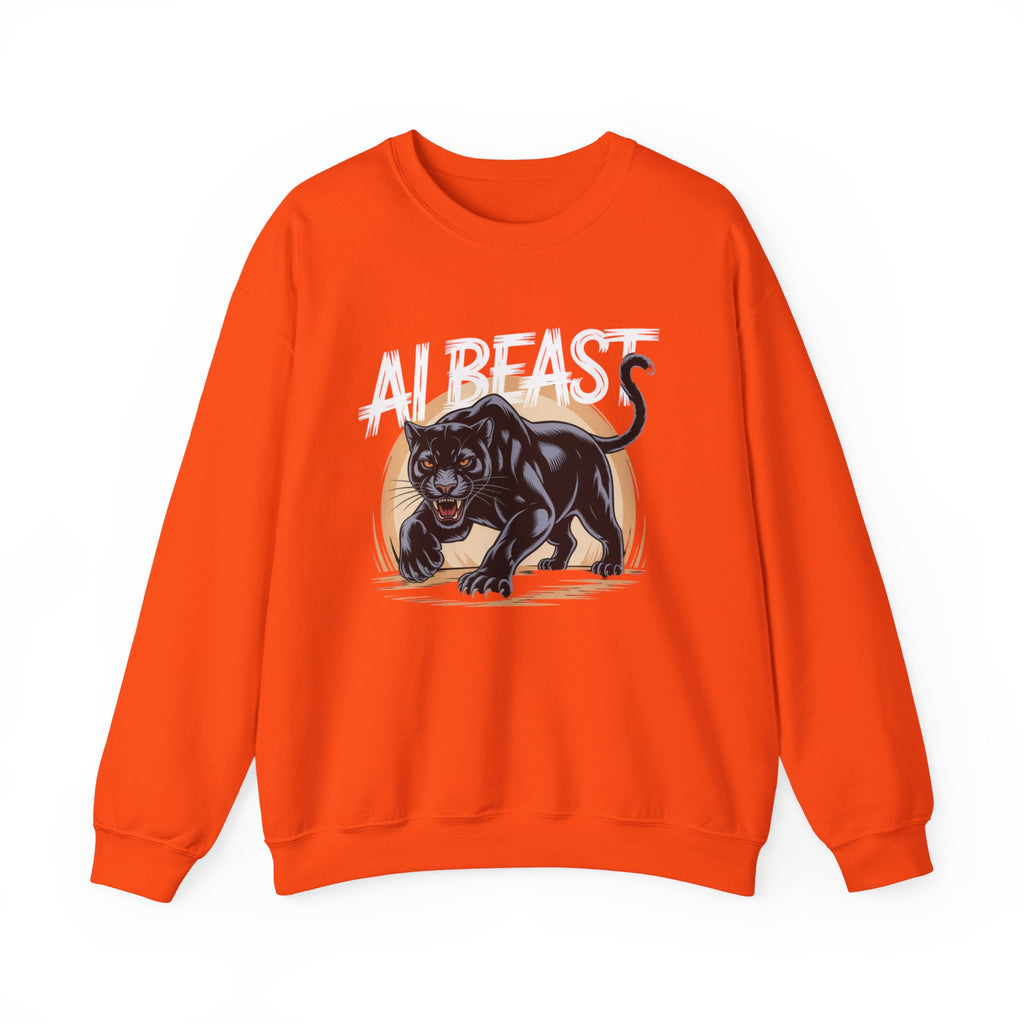 AI BEAST "Midnight Matrix" Unisex Heavy Blend™ Crewneck Sweatshirt