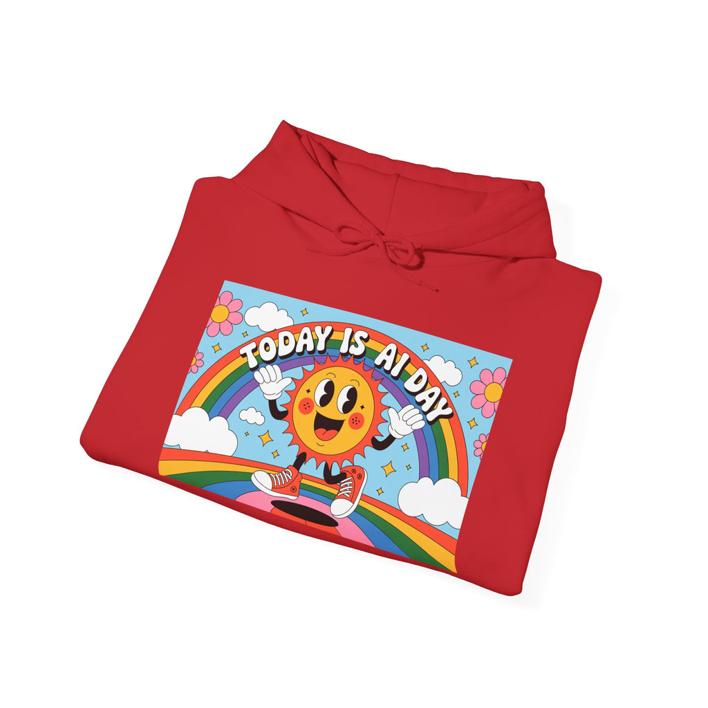 Today Is AI Day  "Sunshine Circuit" Unisex Sweatshirt, Fun Casual Wear
