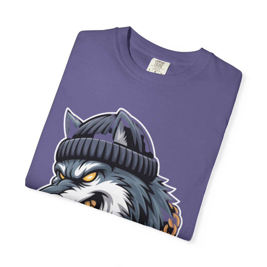 AI BEAST  "Wolf Byte Syndicate " Unisex Garment-Dyed T-shirt