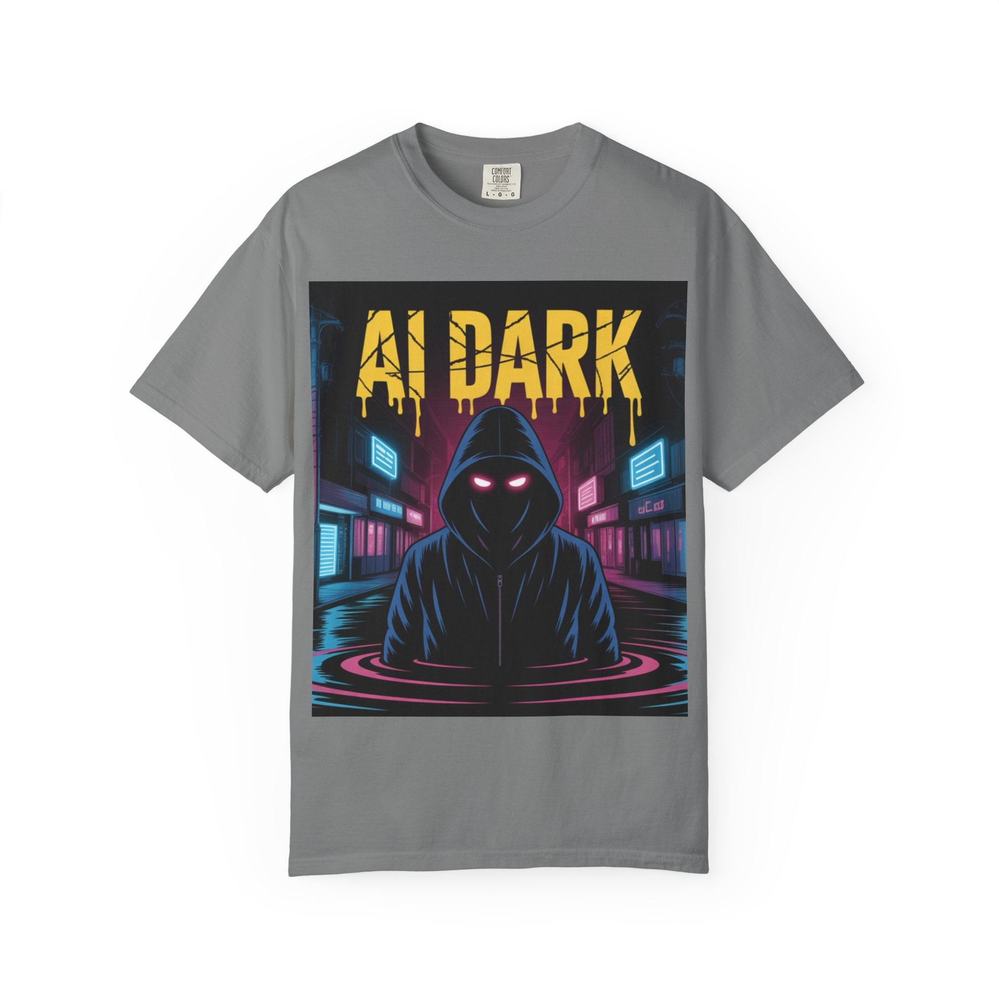 AI DARK  “Night Signal”  Unisex Garment-Dyed T-shirt