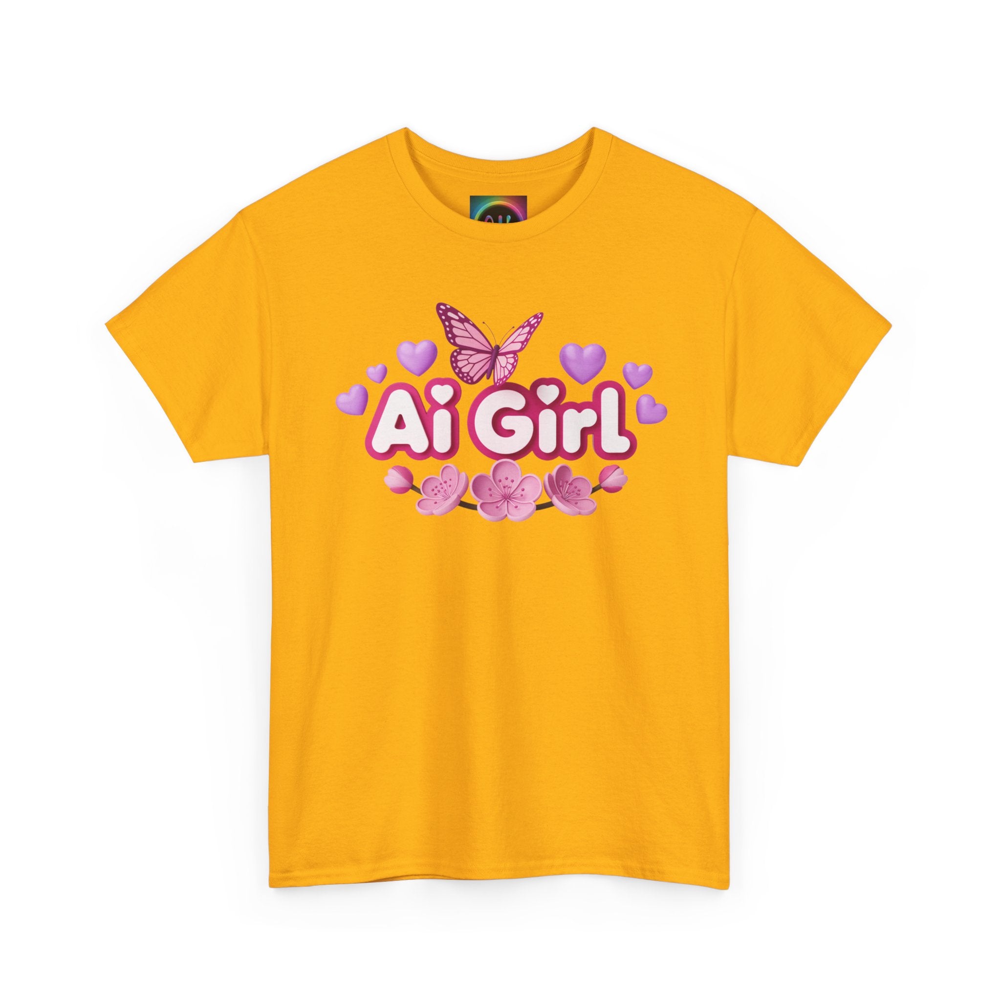 Ai Girl  "Cyber Cutie" Unisex Heavy Blend™ Crewneck T‑Shirt