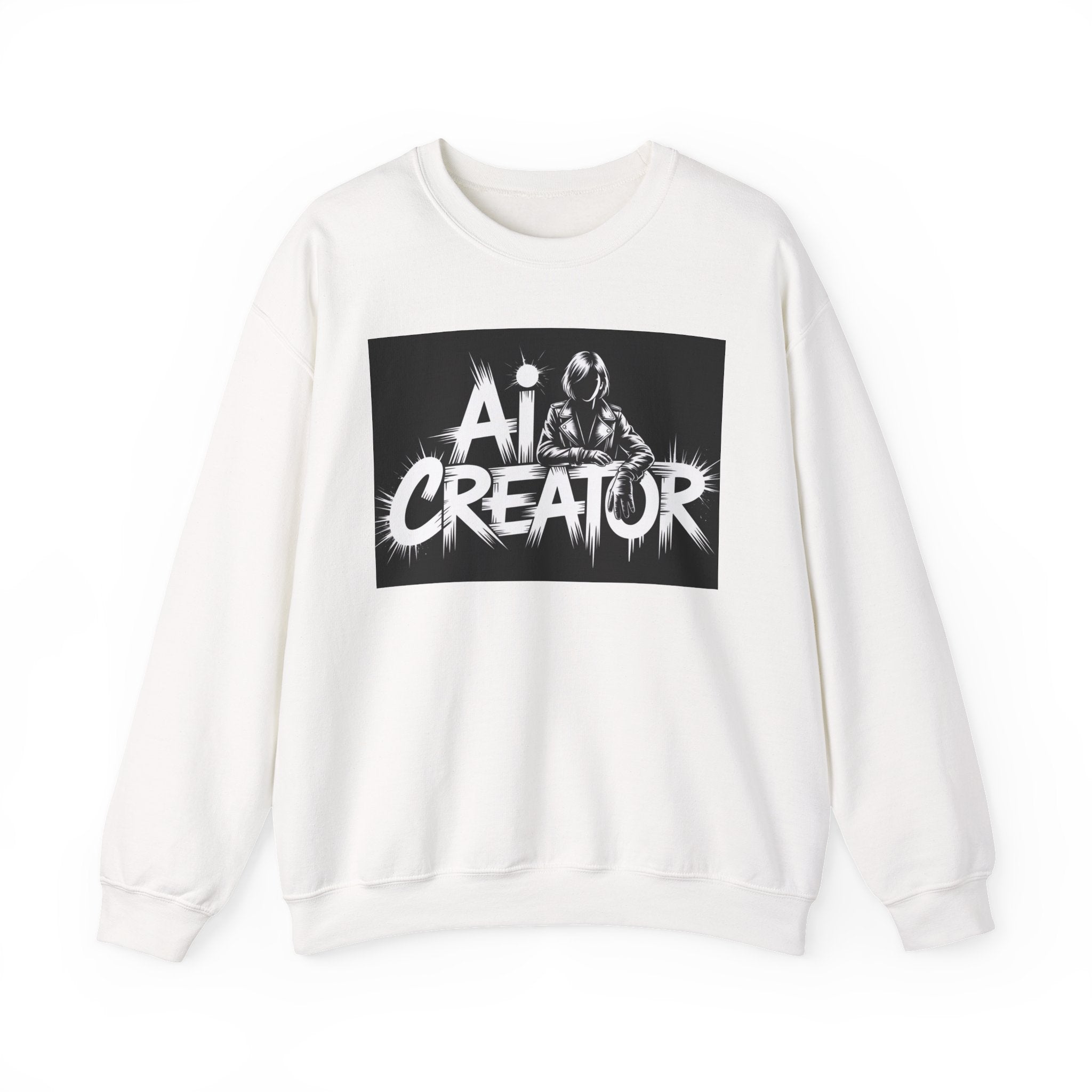 AI Creator  "Digital Rebel" Unisex Heavy Blend™ Crewneck Sweatshirt