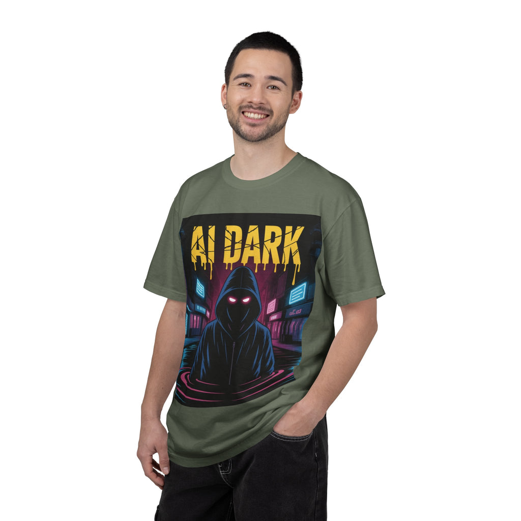 AI DARK  “Night Signal”  Unisex Garment-Dyed T-shirt