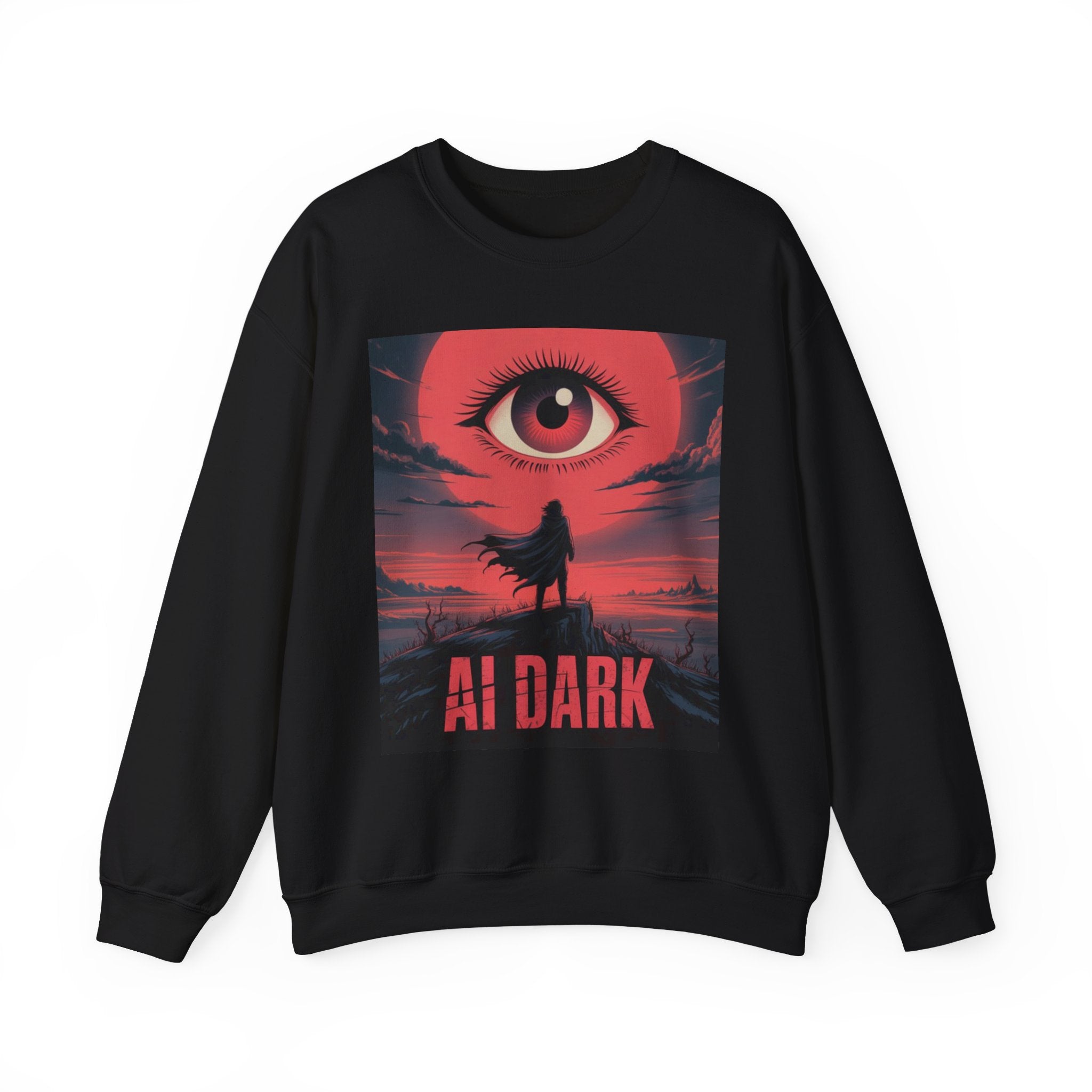 AI DARK “Shadow Protocol” Unisex Heavy Blend™ Crewneck Sweatshirt