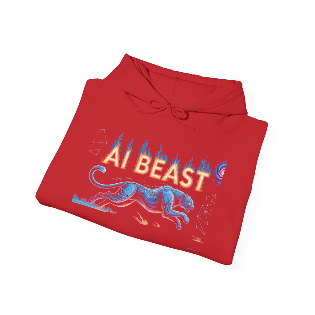 AI BEAST “Digital Predator” Unisex Heavy Blend™ Hooded Sweatshirt
