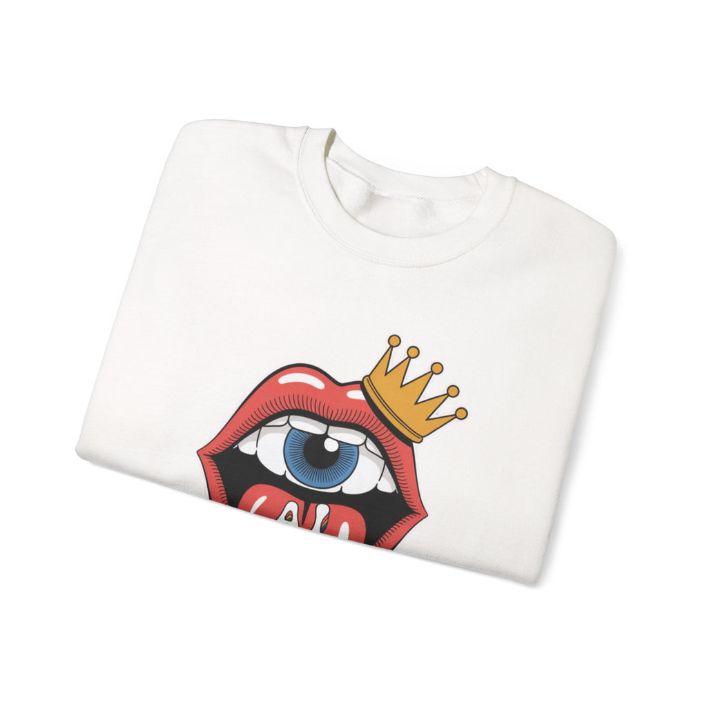 Ai Weird  "Royal Oddbyte" Unisex Heavy Blend™ Crewneck Sweatshirt