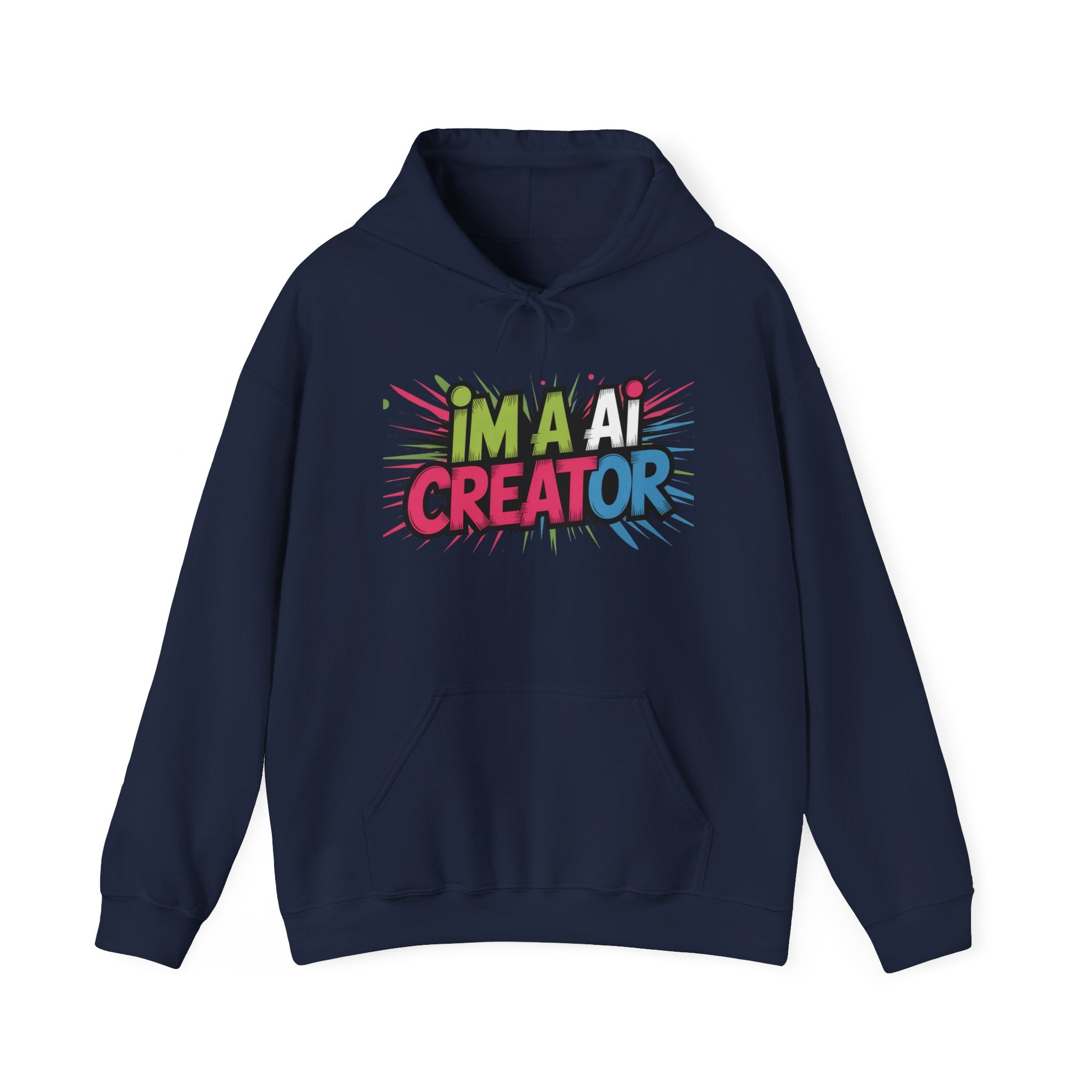 AI Creator  "Code Splash" Unisex Heavy Blend™ Hooded Sweatshirt