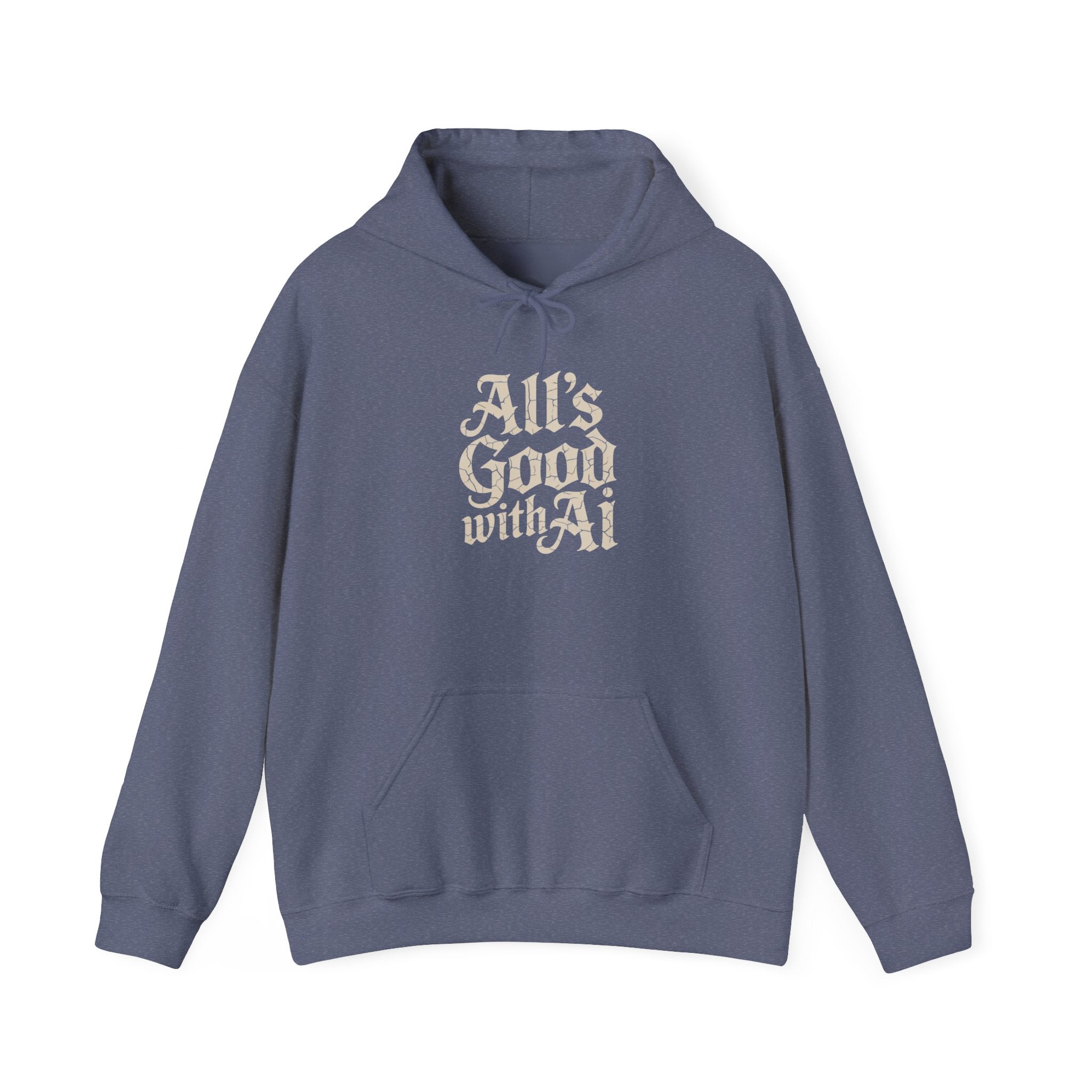 ALL’S GOOD WITH AI “Cracked Code Classic” Unisex Heavy Blend™ Hooded Sweatshirt