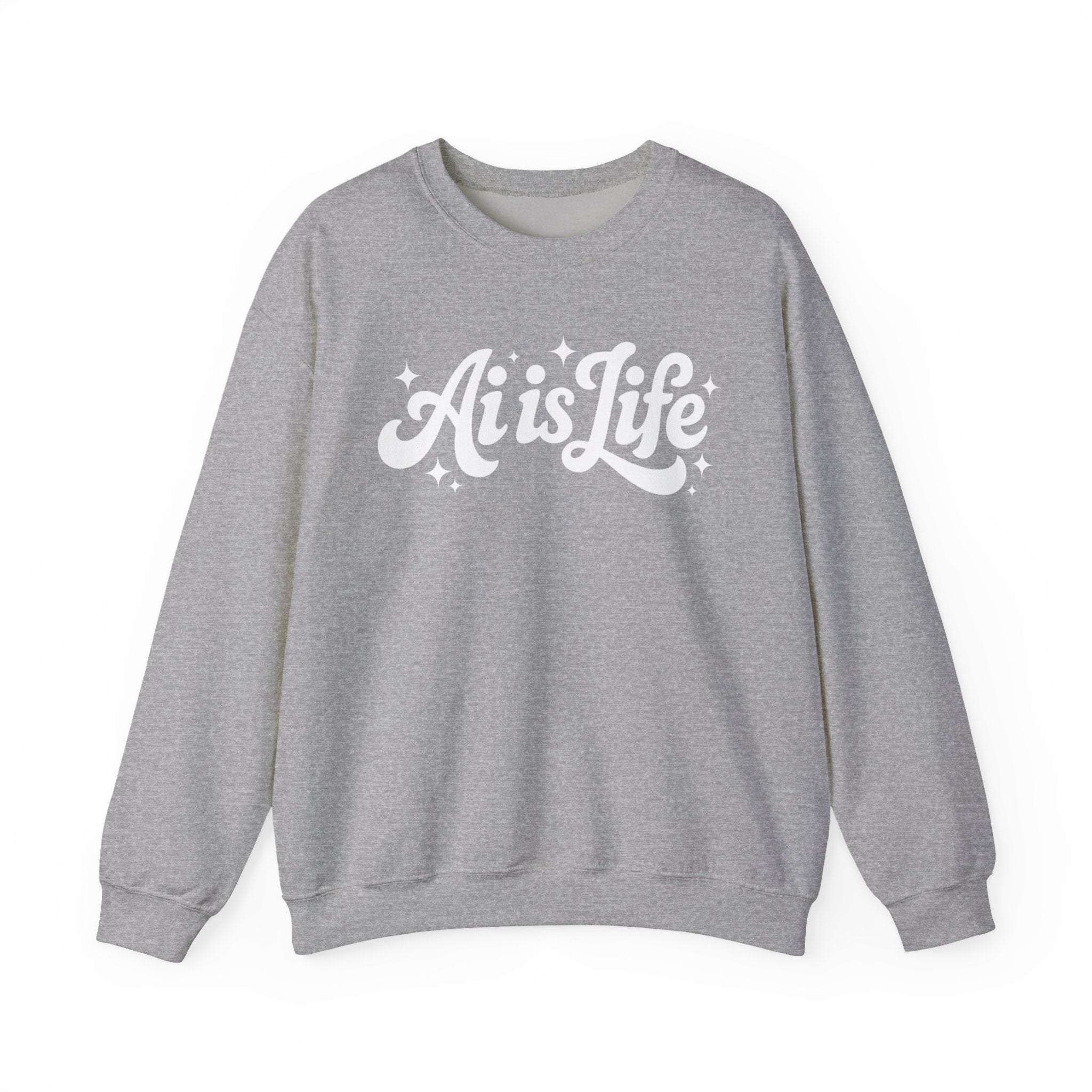 Ai is Life  "TechFlow Energy" Unisex Heavy Blend™ Crewneck Sweatshirt