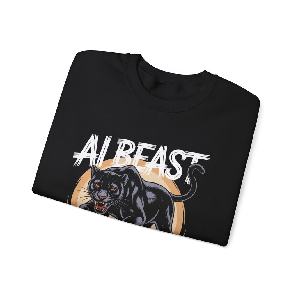 AI BEAST "Midnight Matrix" Unisex Heavy Blend™ Crewneck Sweatshirt