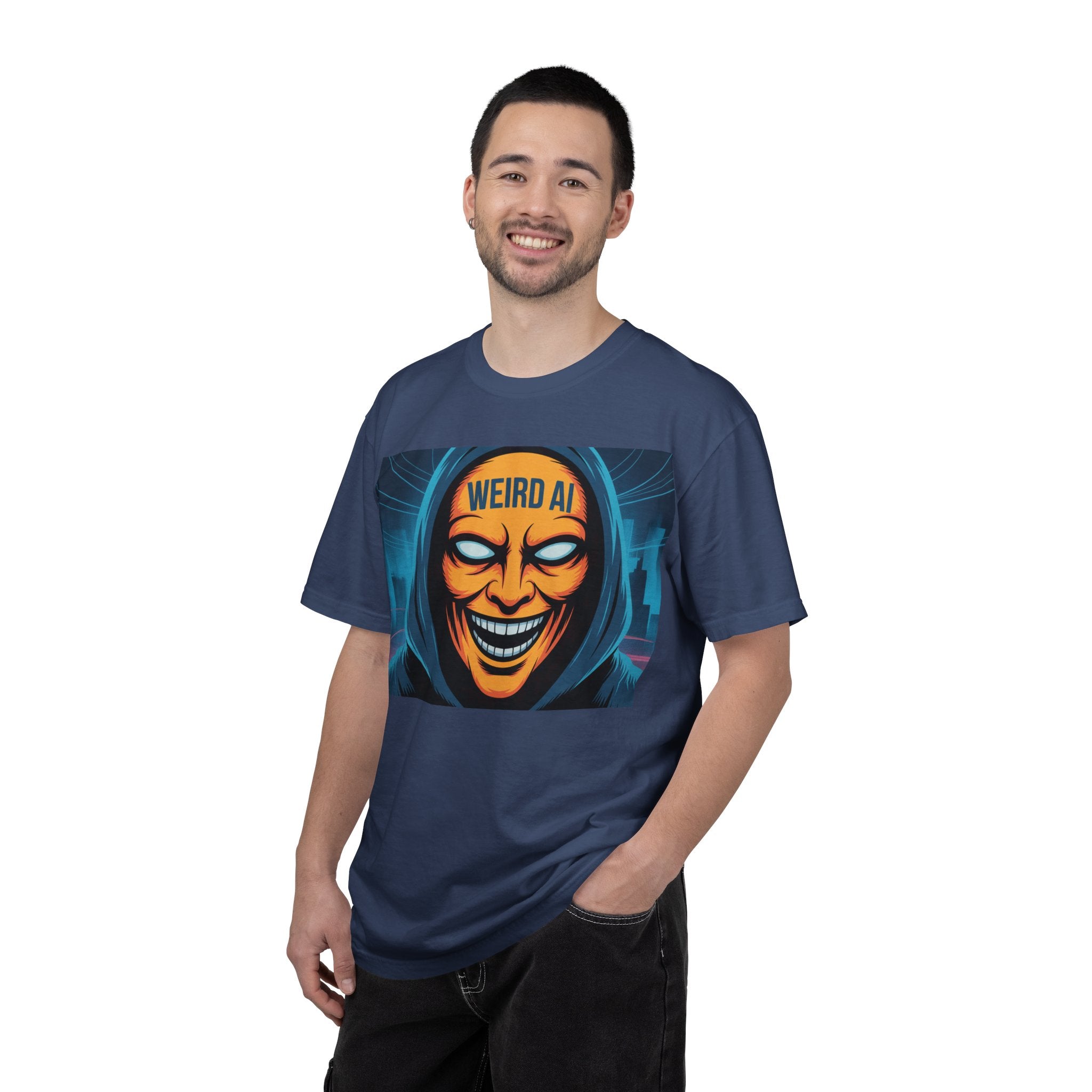 Weird AI "Masked Mode" Unisex Garment-Dyed T-shirt