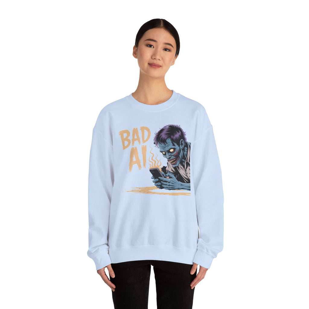 Bad AI "ZOMBIE SCROLL" Unisex Heavy Blend™ Hooded Sweatshirt