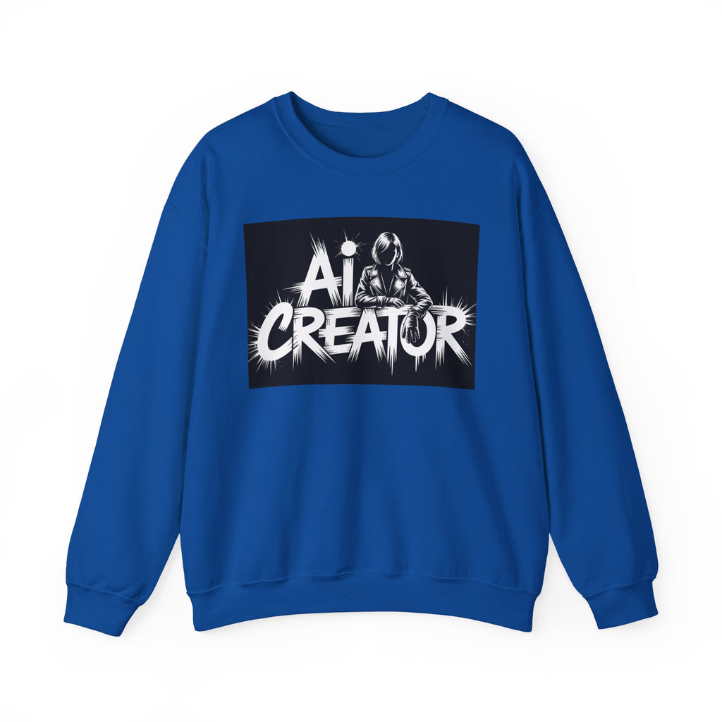 AI Creator  "Digital Rebel" Unisex Heavy Blend™ Crewneck Sweatshirt
