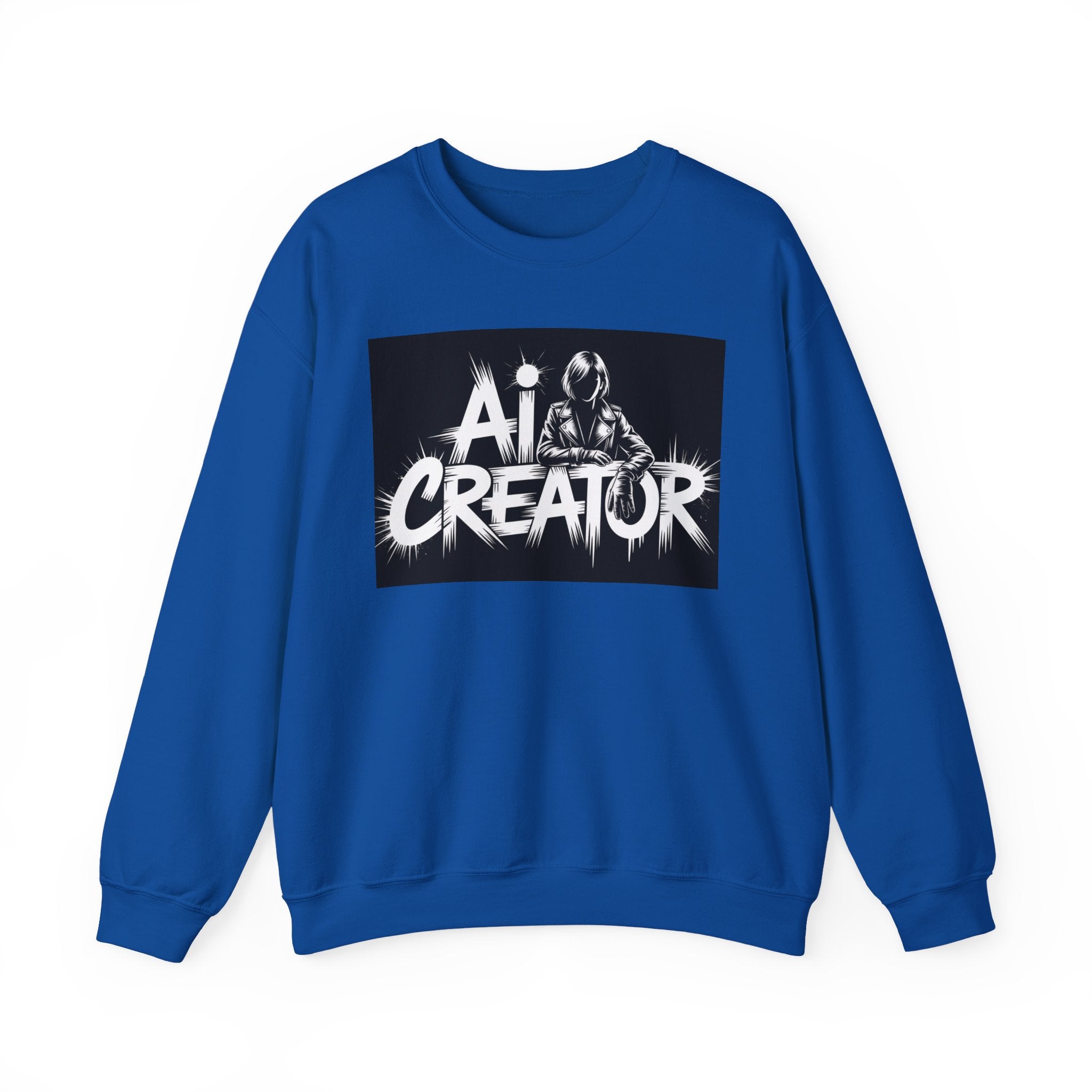 AI Creator  "Digital Rebel" Unisex Heavy Blend™ Crewneck Sweatshirt