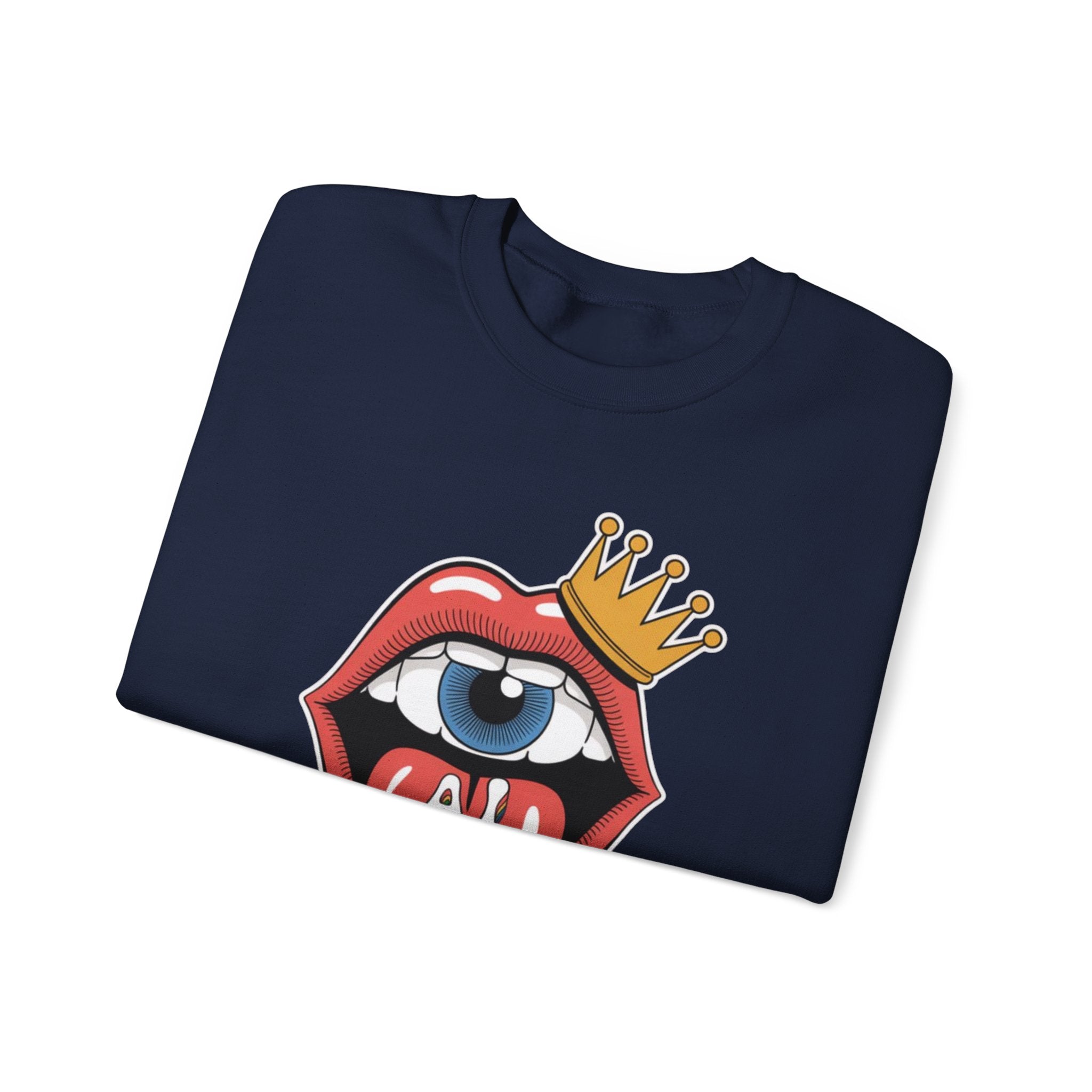 Ai Weird  "Royal Oddbyte" Unisex Heavy Blend™ Crewneck Sweatshirt