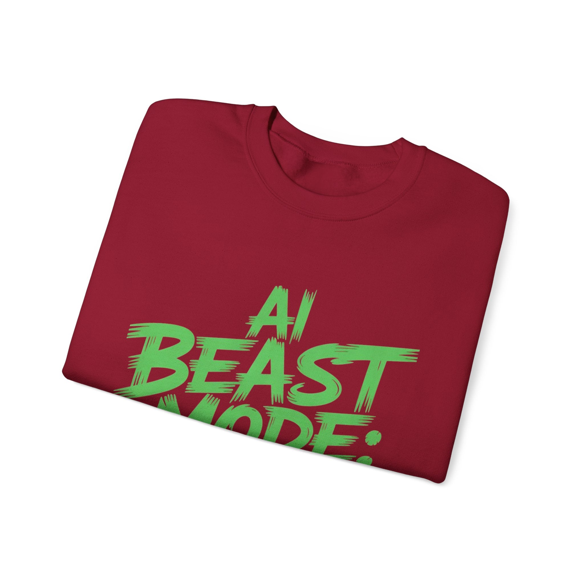 AI BEAST MODE: ON “DIGITAL HULK ENERGY” Unisex Heavy Blend™ Crewneck Sweatshirt