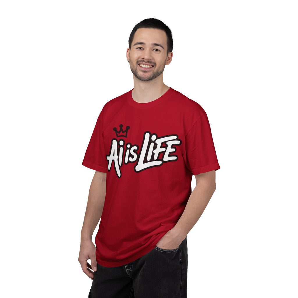 Ai is Life  "Crown Circuit" Unisex Garment-Dyed T-shirt