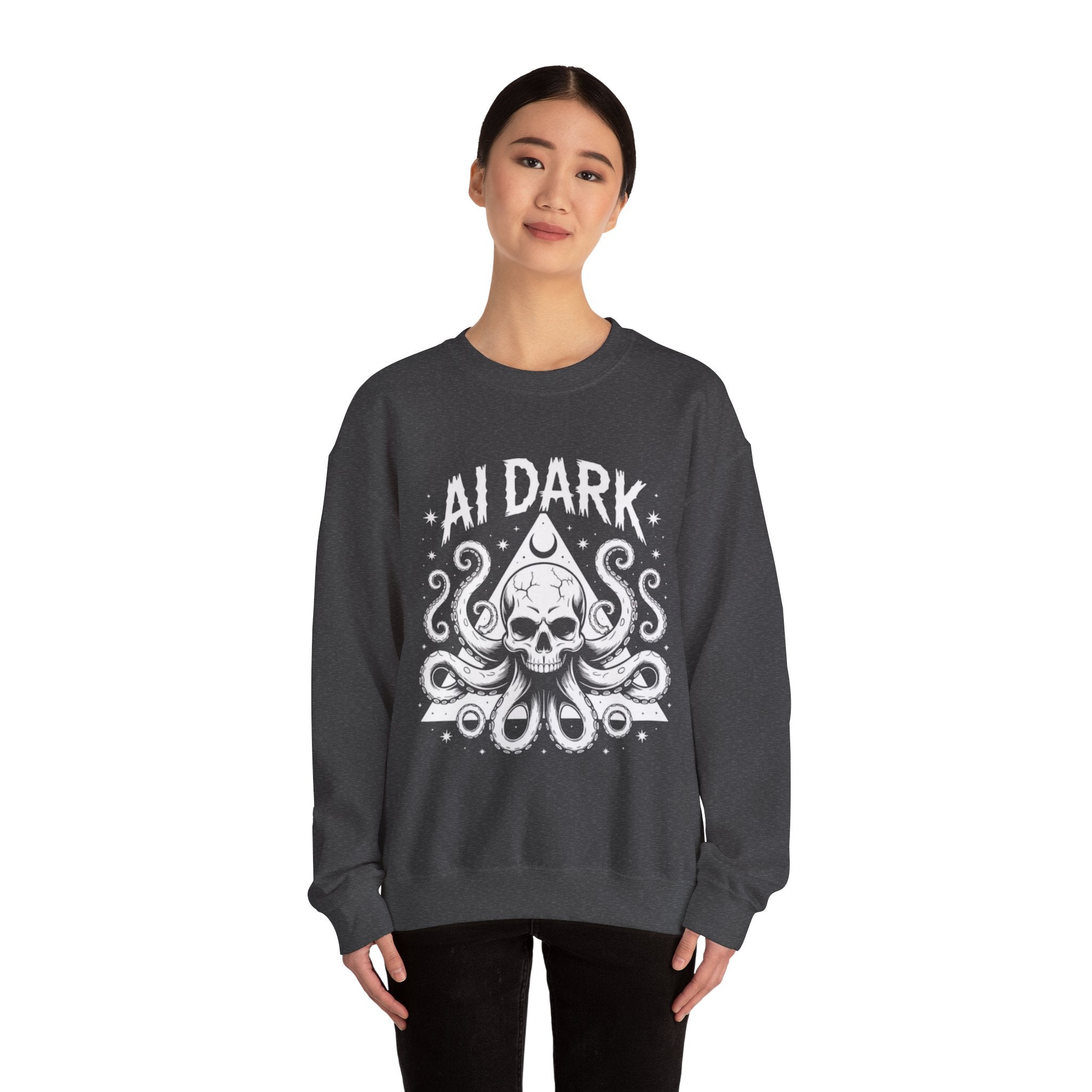 AI Dark  "Nightmare Network"  Unisex Heavy Blend™ Crewneck Sweatshirt