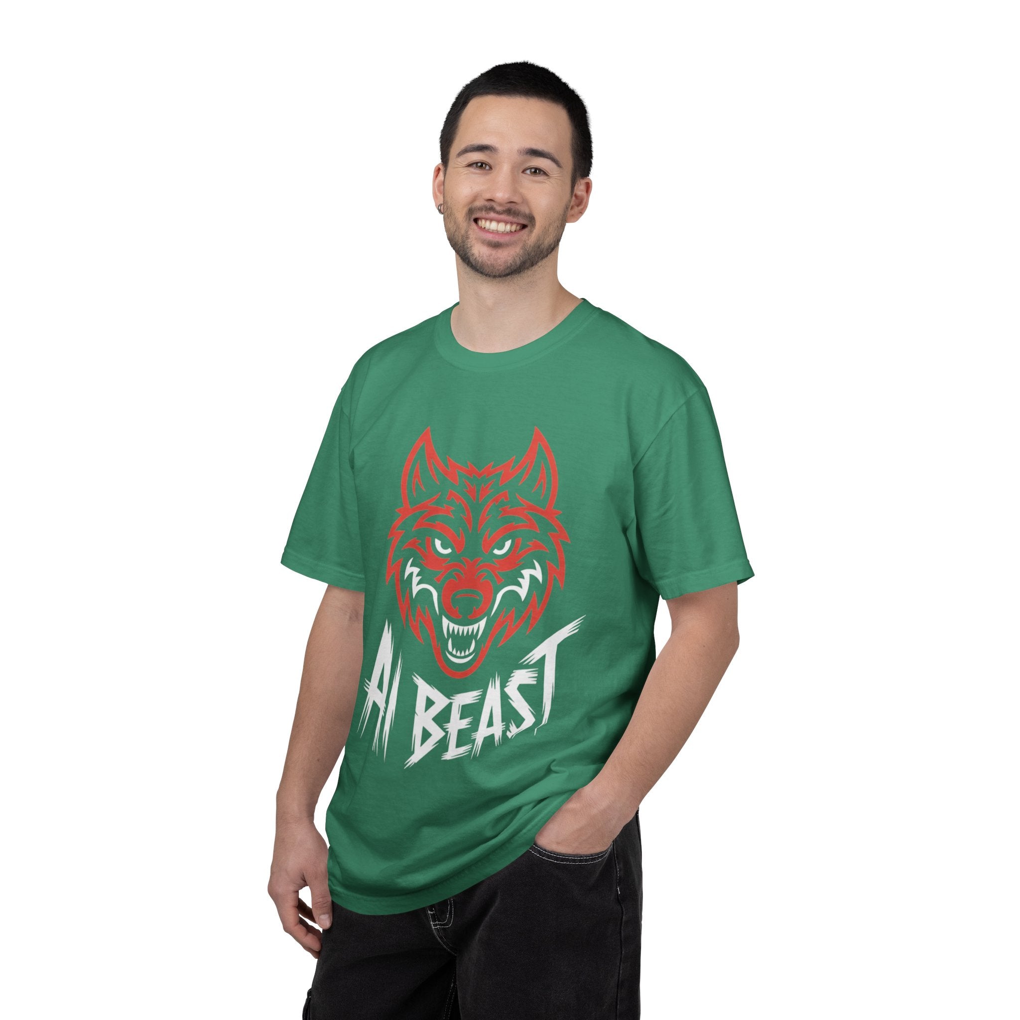 AI BEAST " Alpha Mode "  Unisex Garment-Dyed T-shirt