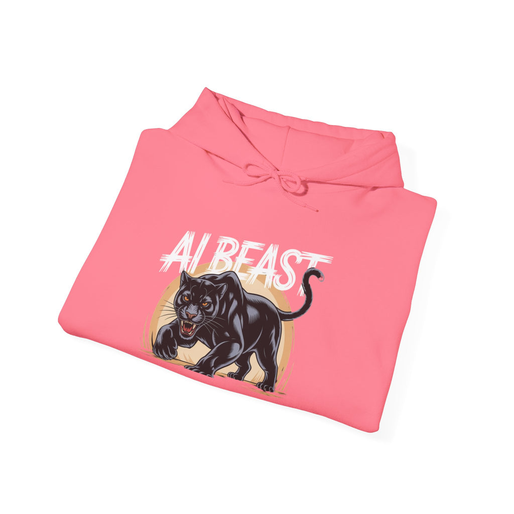 AI BEAST "Midnight Matrix" Unisex Heavy Blend™ Hooded Sweatshirt