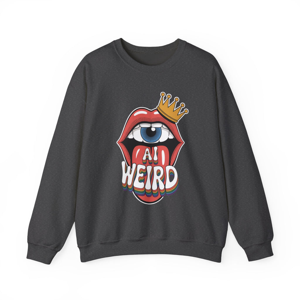 Ai Weird  "Royal Oddbyte" Unisex Heavy Blend™ Crewneck Sweatshirt