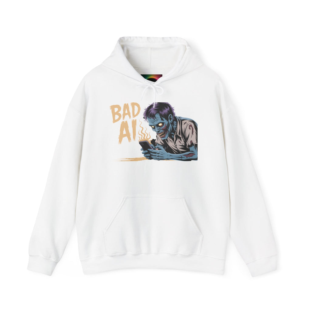 Bad AI "ZOMBIE SCROLL" Unisex Heavy Blend™ Hooded Sweatshirt