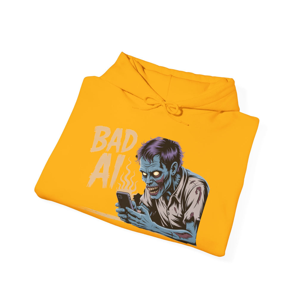 Bad AI "ZOMBIE SCROLL" Unisex Heavy Blend™ Hooded Sweatshirt