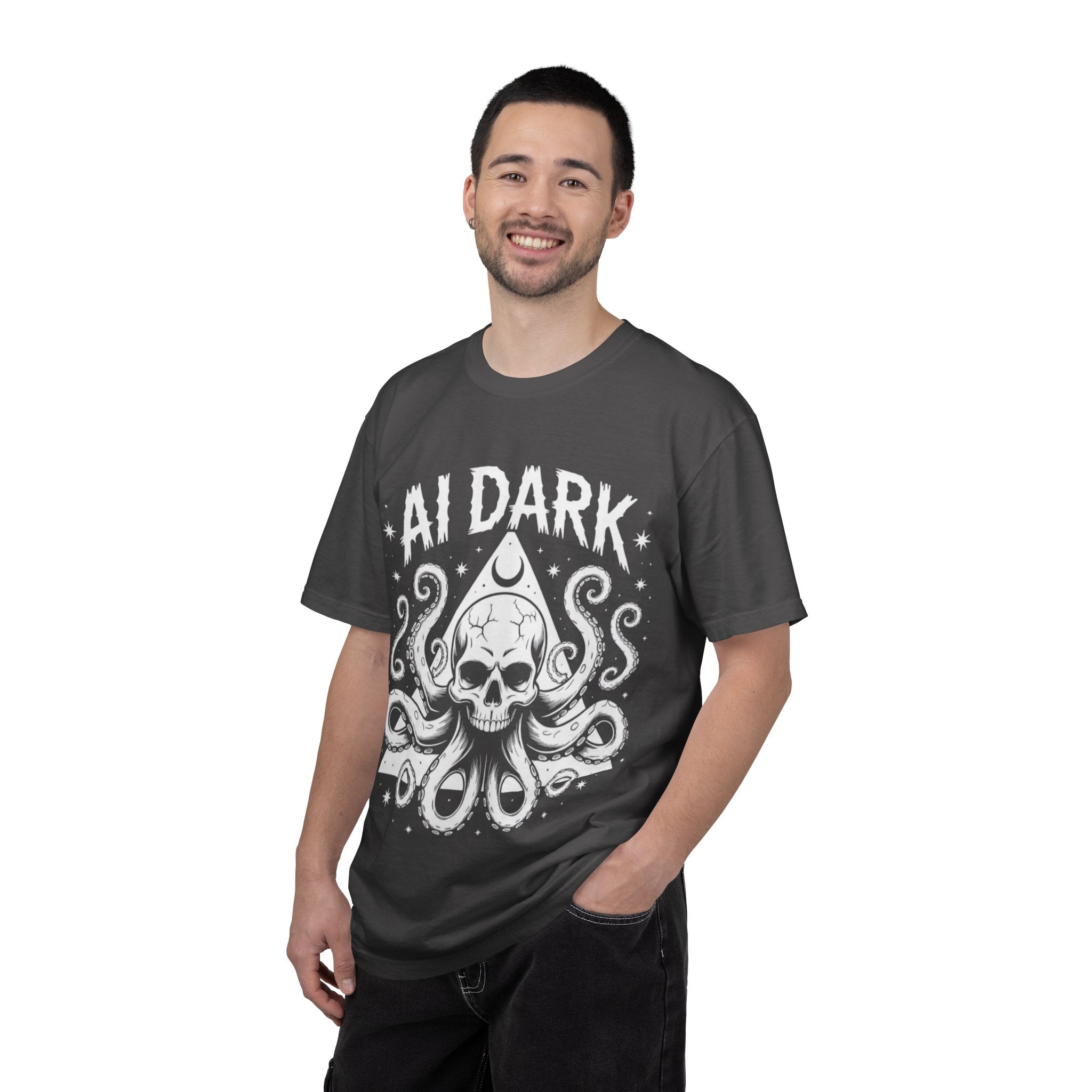 AI Dark  "Nightmare Network"  Unisex Garment-Dyed T-shirt