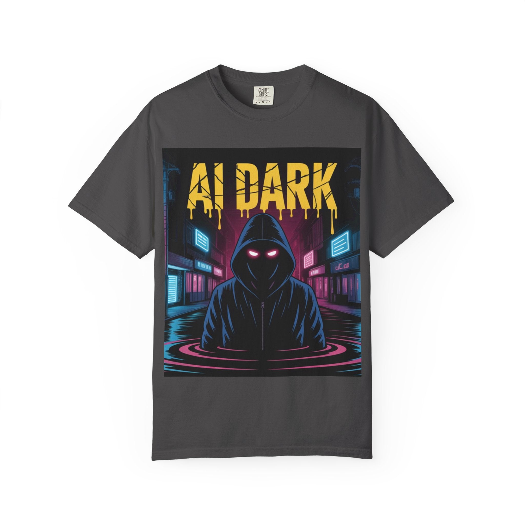 AI DARK  “Night Signal”  Unisex Garment-Dyed T-shirt