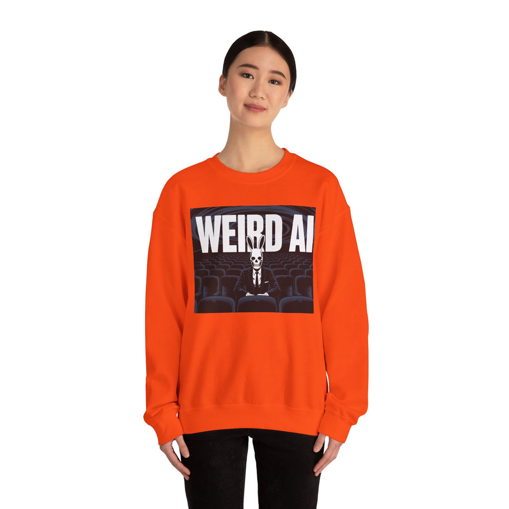 WEIRD AI " Backrooms Theater "  Unisex Heavy Blend™ Crewneck Sweatshirt