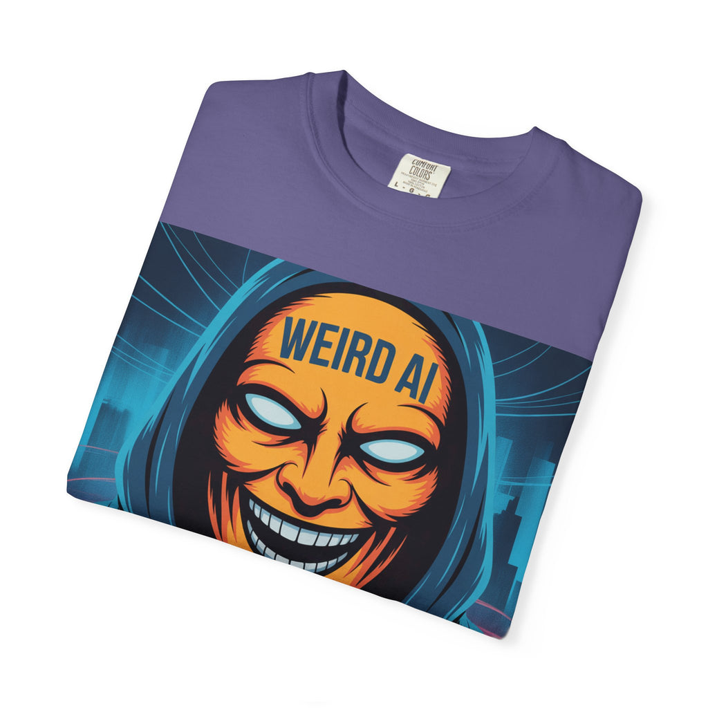 Weird AI "Masked Mode" Unisex Garment-Dyed T-shirt