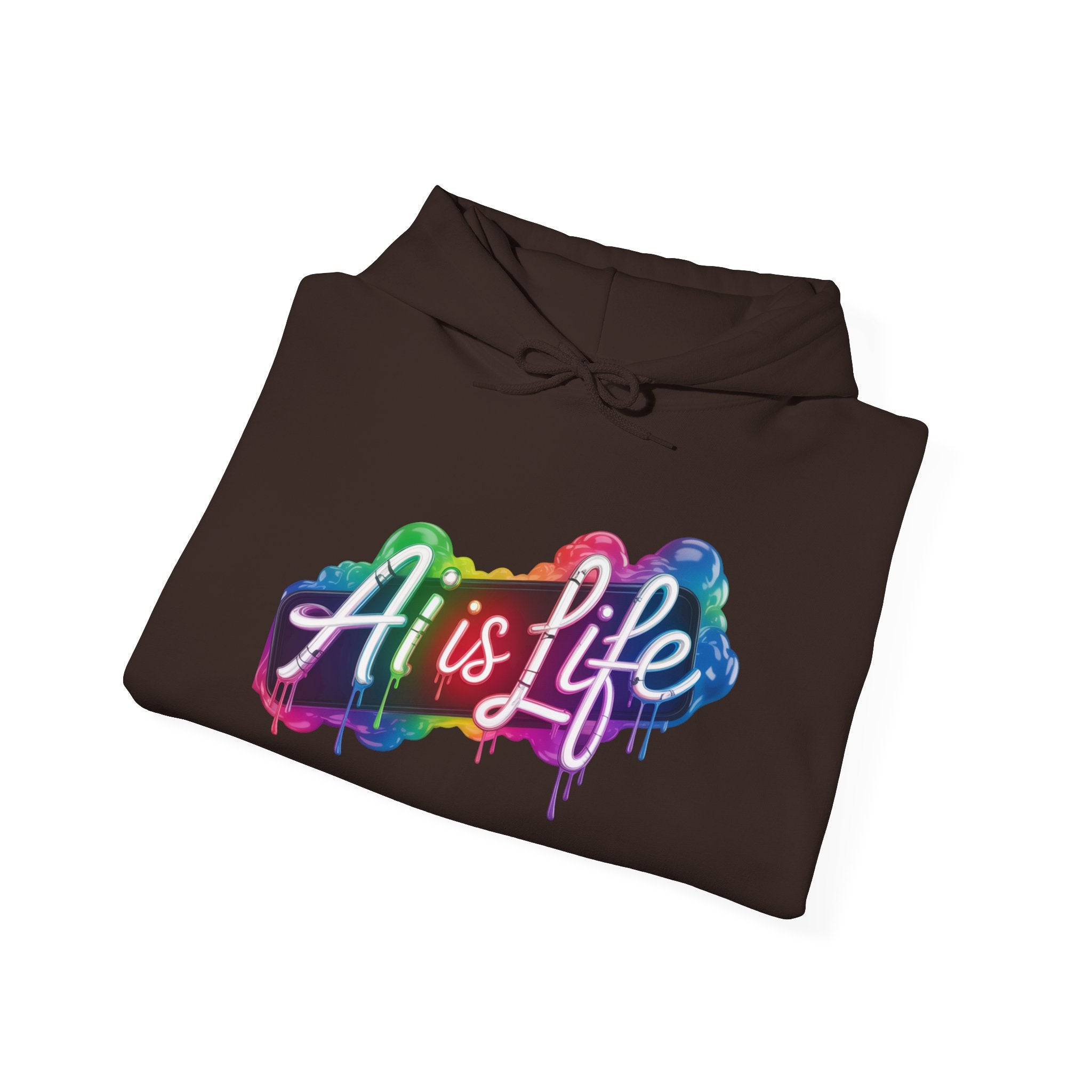 AI is LIFE  “PipeDream Intelligence” Unisex Heavy Blend™ Hooded Hoodie